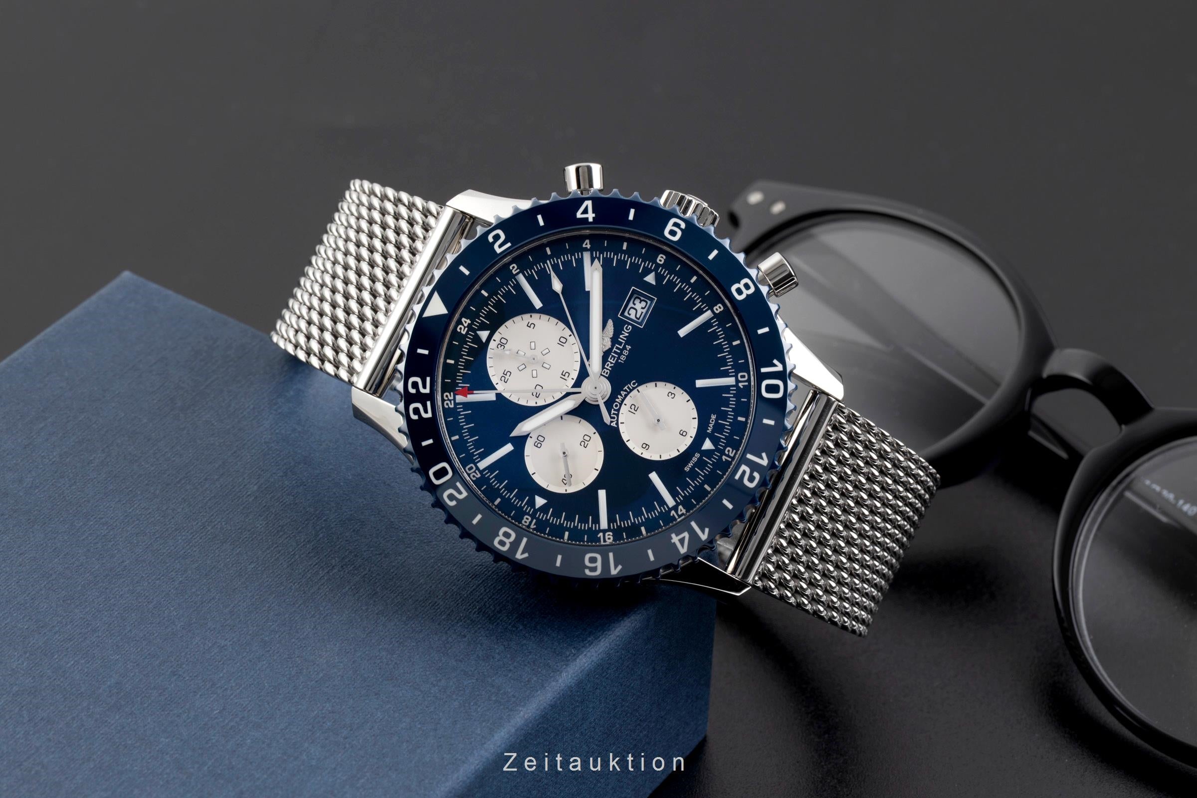 Breitling Chronoliner chronograph steel automatic men's watch Y2431016/C970  [2600536]