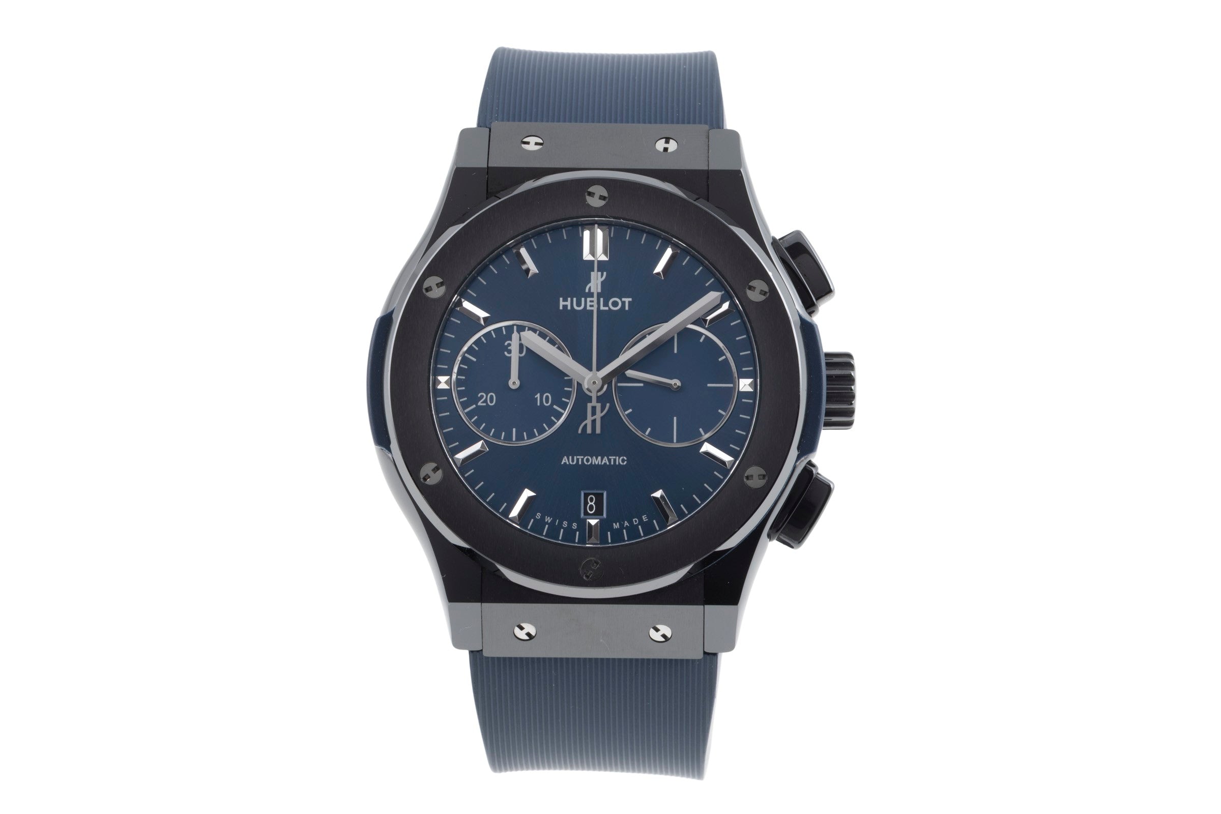 Hublot Classic Fusion chronograph ceramic automatic men's watch 521.CM.7170.RX LP: 13200EUR  [2600537]