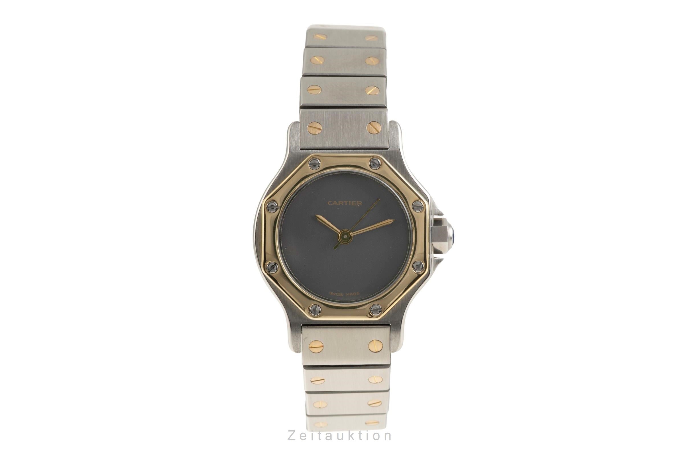 Cartier Santos Ronde acciaio / oro automatismo orologio da donna 0907  [2600538]