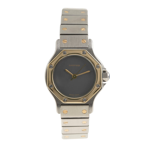 Cartier Santos Ronde acciaio / oro automatismo orologio da donna 0907  [2600538]