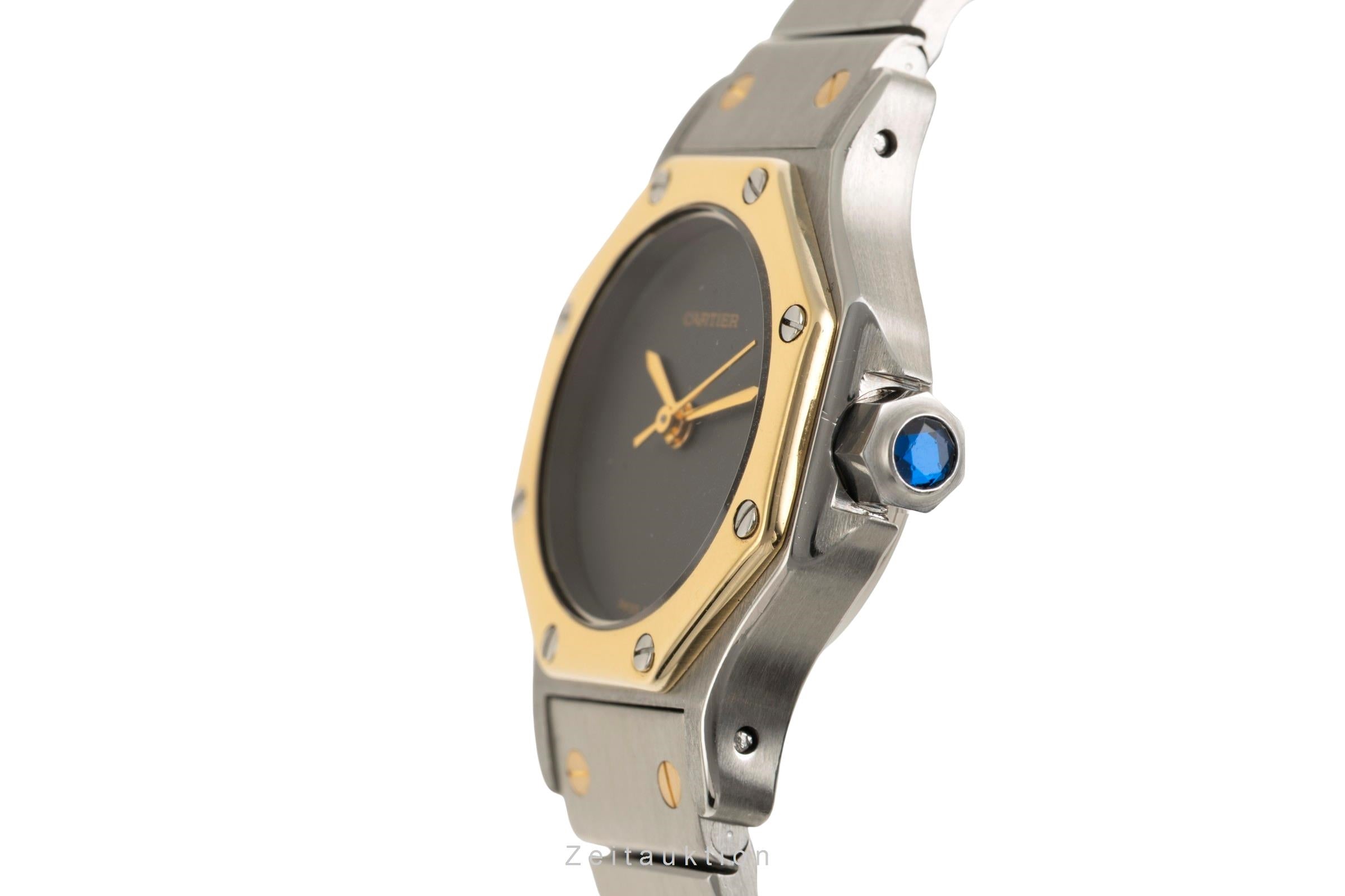 Cartier Santos Ronde acciaio / oro automatismo orologio da donna 0907  [2600538]