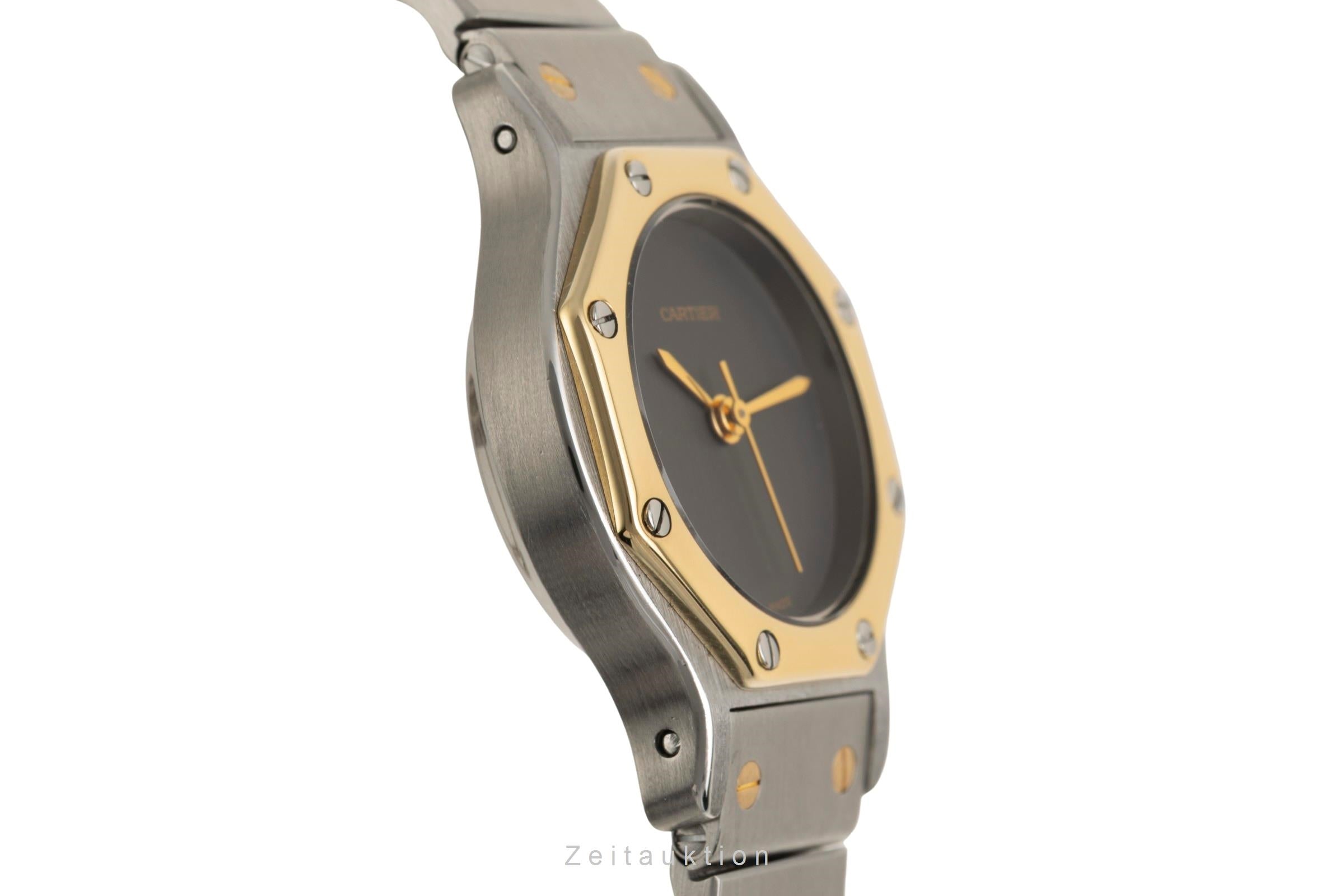 Cartier Santos Ronde acciaio / oro automatismo orologio da donna 0907  [2600538]
