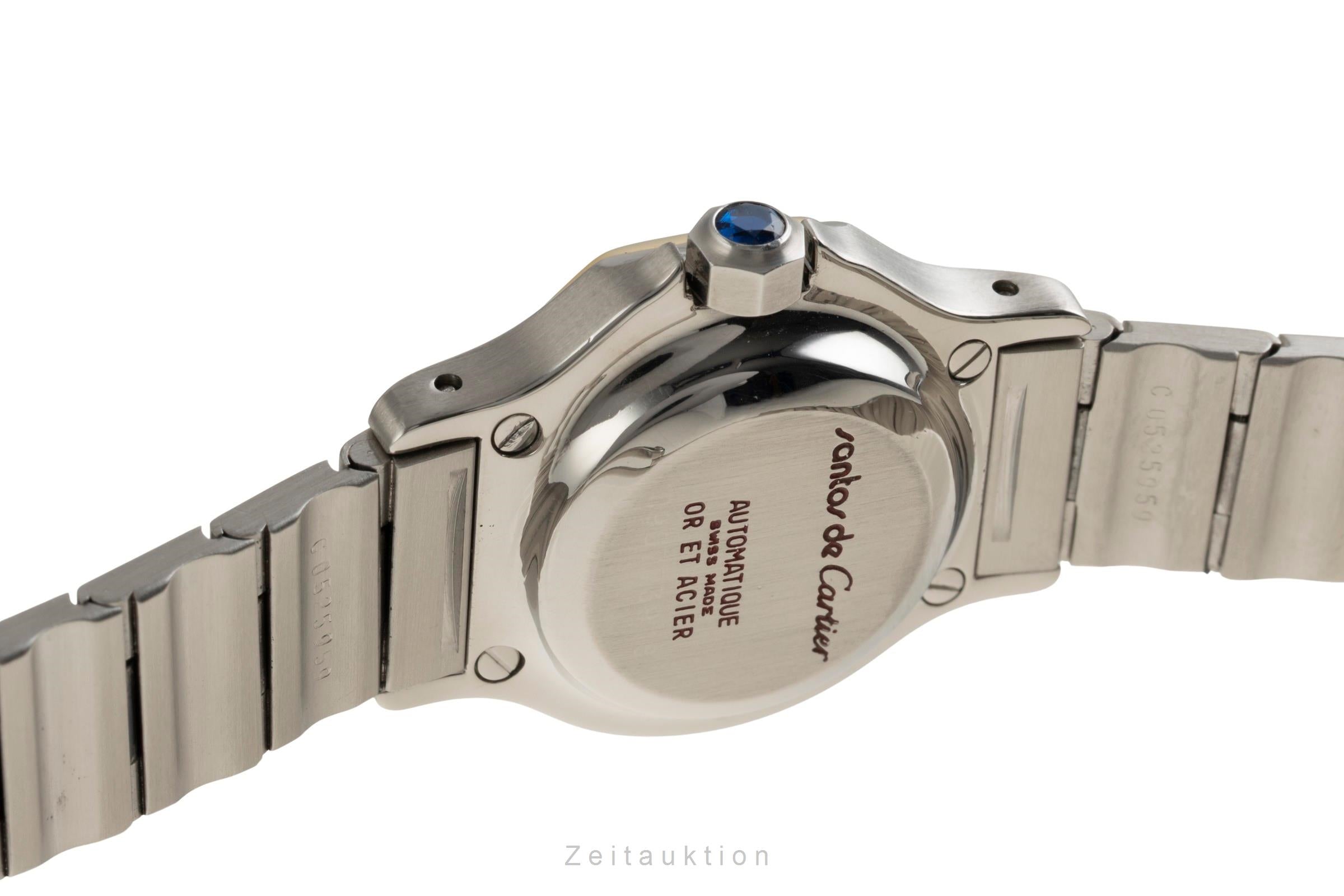 Cartier Santos Ronde acciaio / oro automatismo orologio da donna 0907  [2600538]