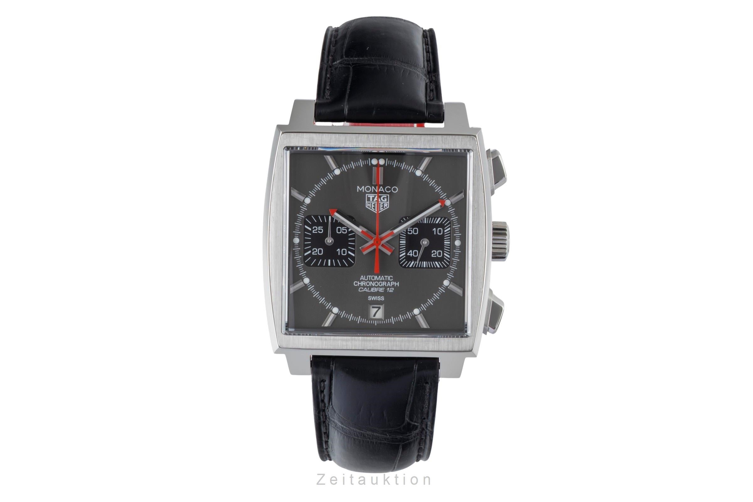 Tag Heuer Monaco chronograph steel automatic men's watch CAW211J.FC6476 LP: 7900EUR Limited  [2600542]