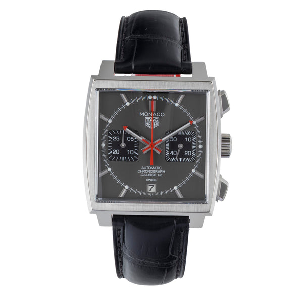 Tag Heuer Monaco chronograph steel automatic men's watch CAW211J.FC6476 LP: 7900EUR Limited  [2600542]