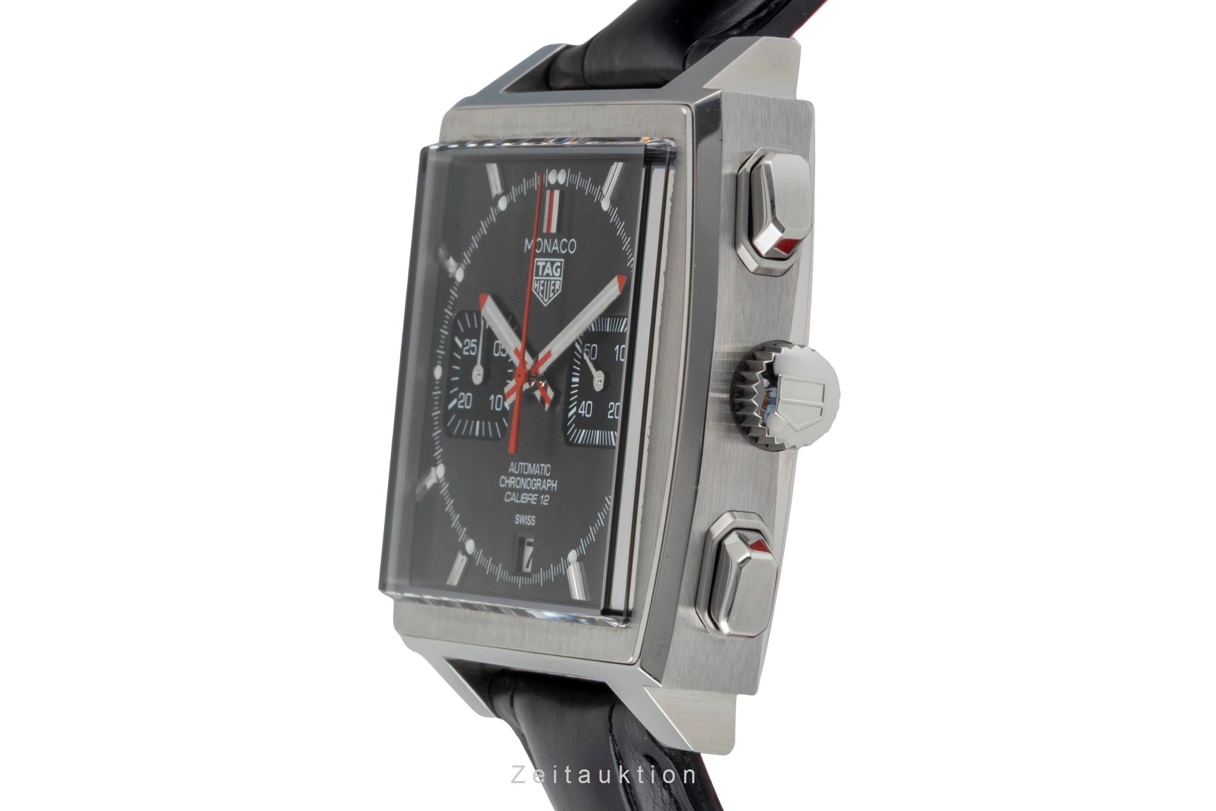 Tag Heuer Monaco chronograph steel automatic men's watch CAW211J.FC6476 LP: 7900EUR Limited  [2600542]