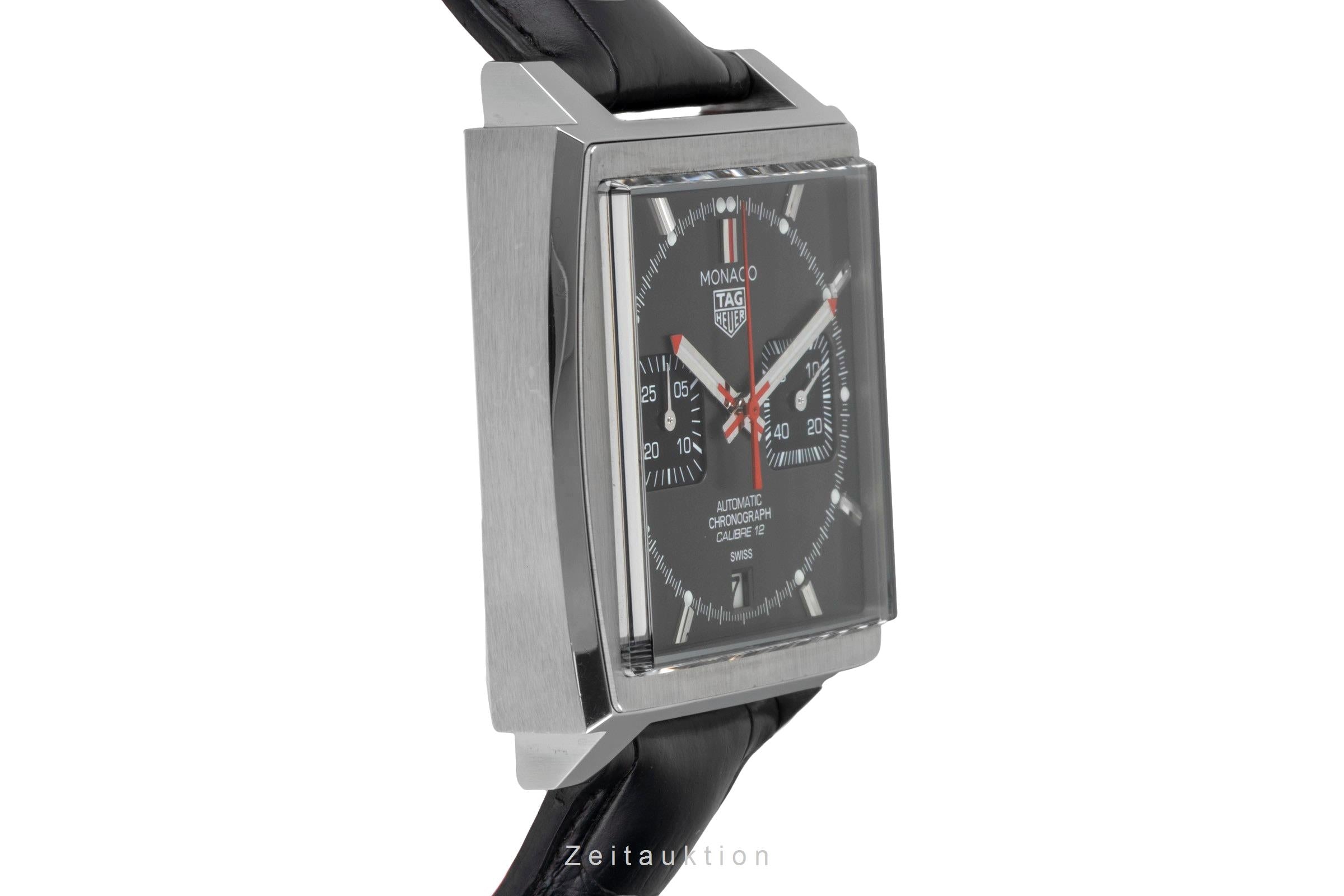 Tag Heuer Monaco chronograph steel automatic men's watch CAW211J.FC6476 LP: 7900EUR Limited  [2600542]