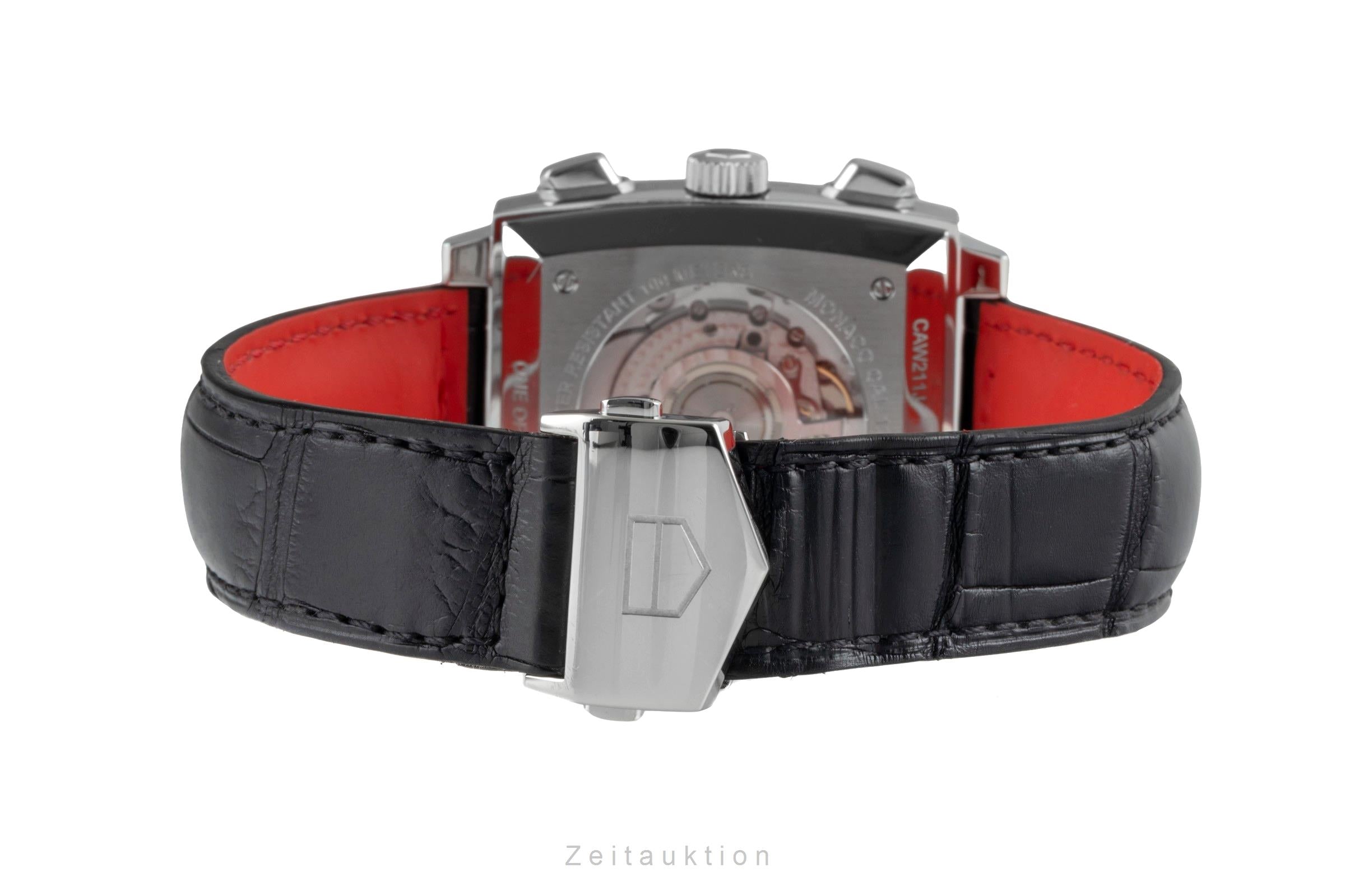 Tag Heuer Monaco chronograph steel automatic men's watch CAW211J.FC6476 LP: 7900EUR Limited  [2600542]