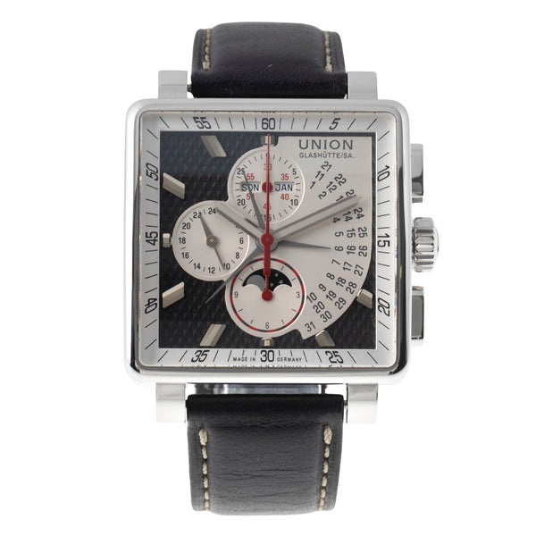 Union Glashütte Averin cronografo acciaio automatismo orologio da uomo D003.525.16.051-01  [2600543]