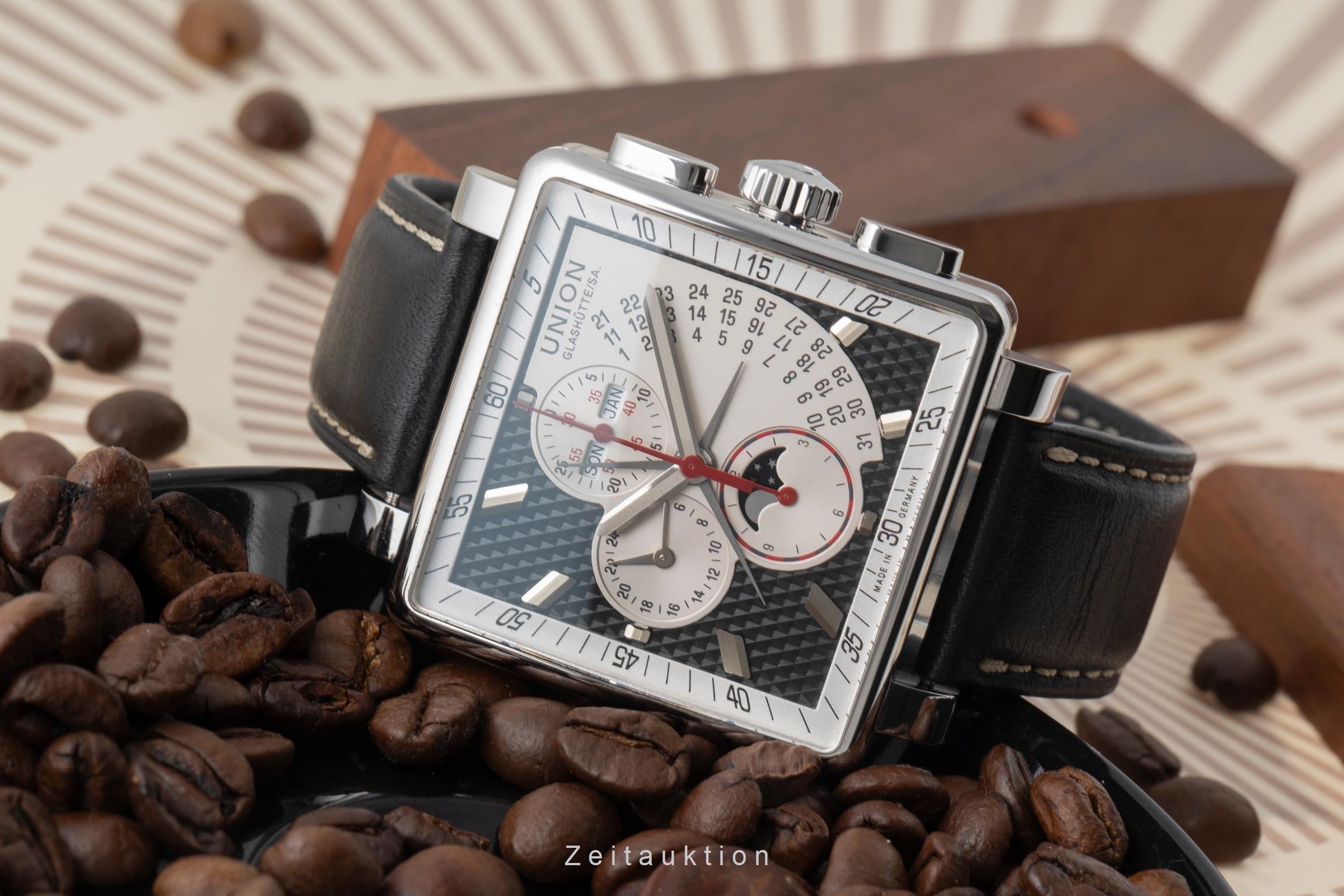 Union Glashütte Averin cronografo acciaio automatismo orologio da uomo D003.525.16.051-01  [2600543]