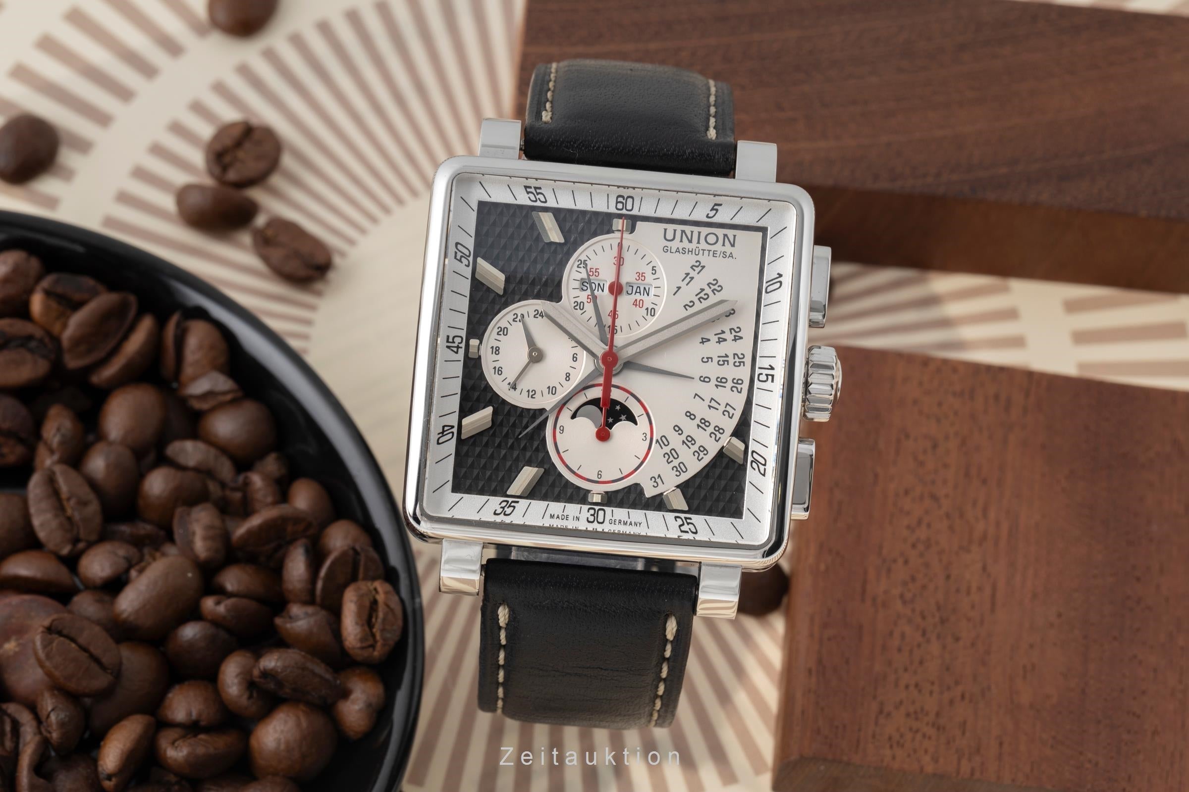 Union Glashütte Averin cronografo acciaio automatismo orologio da uomo D003.525.16.051-01  [2600543]