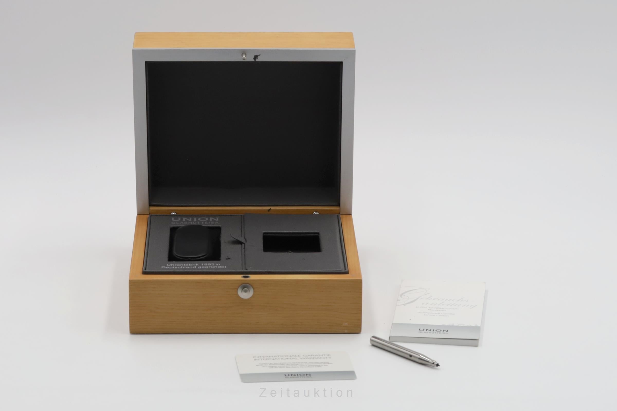 Union Glashütte Averin cronografo acciaio automatismo orologio da uomo D003.525.16.051-01  [2600543]