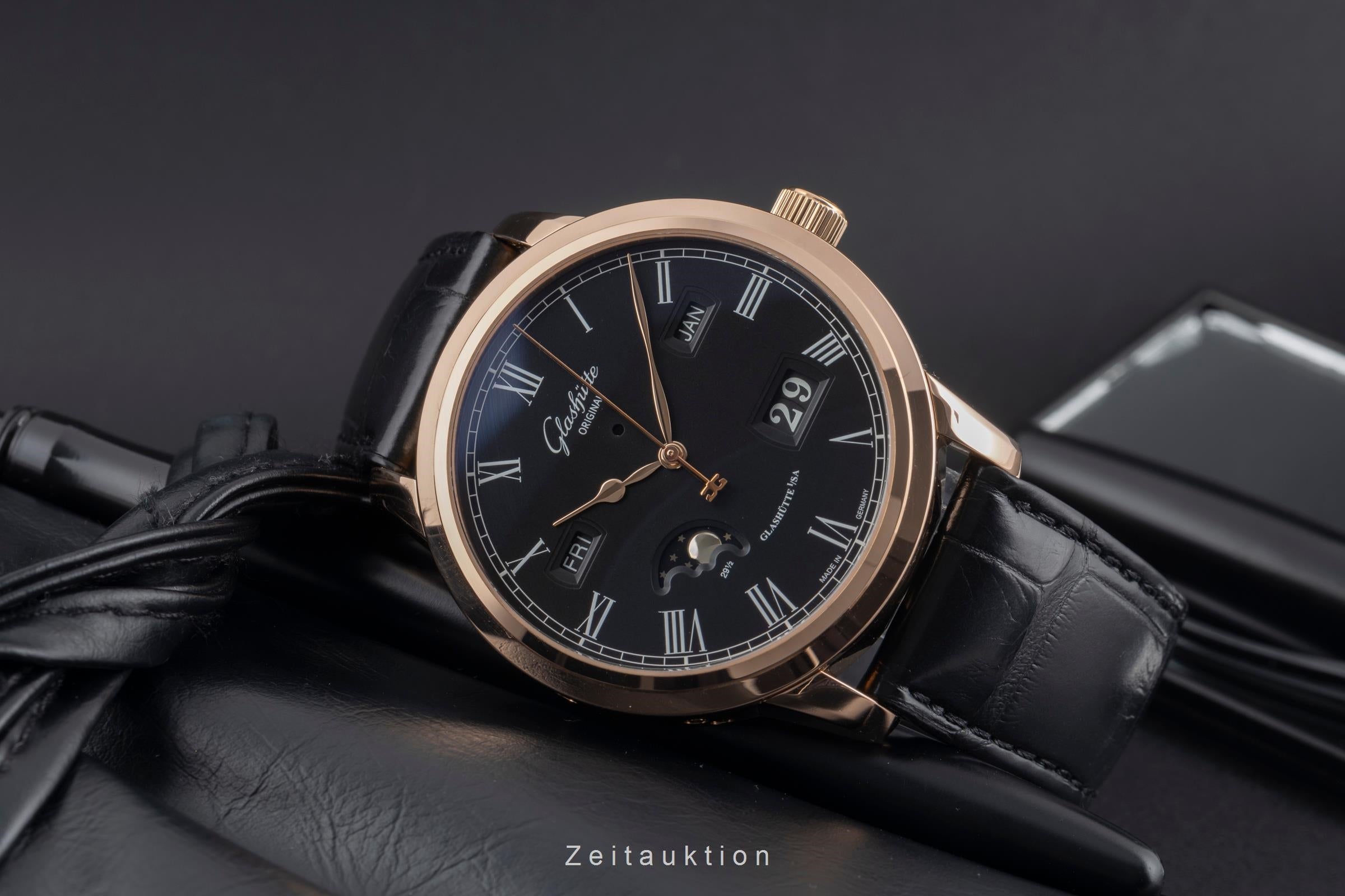 Glashütte Original Senator Perpetual Calendar 18k Rotgold Ref. 100-02-25-05-05  [2600546]