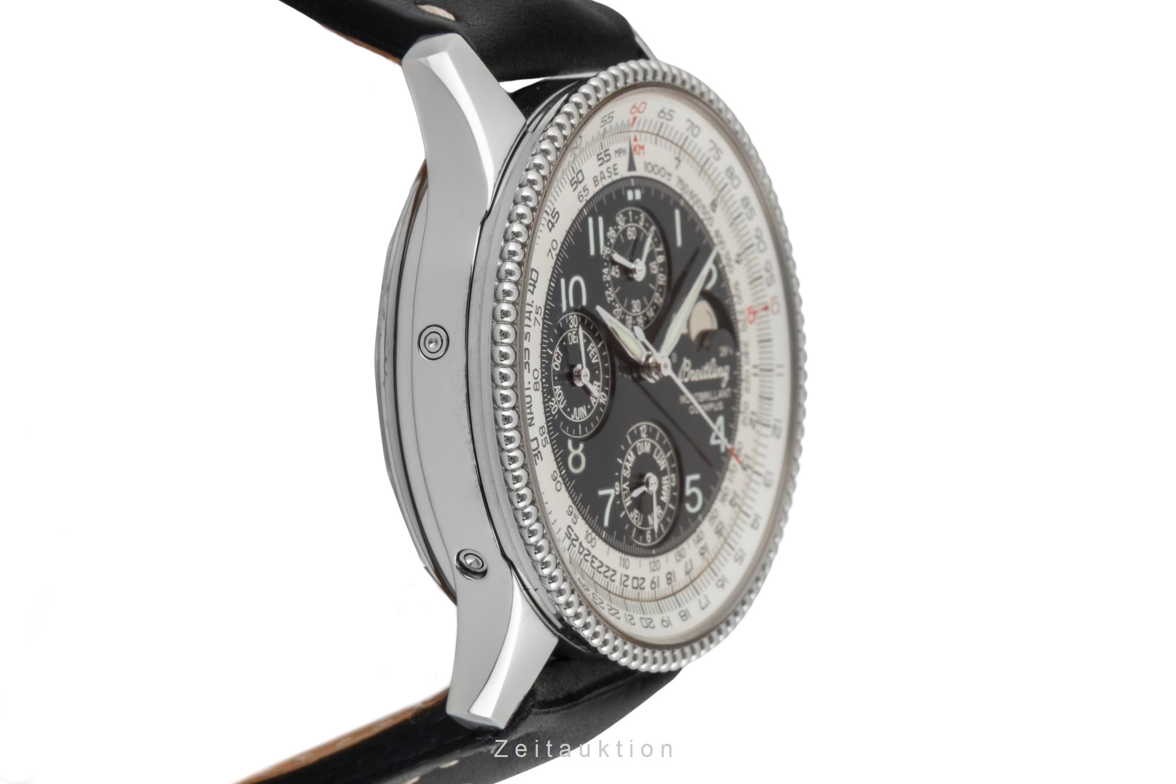 Breitling Montbrillant chronograph steel automatic men's watch A19350  [2600553]