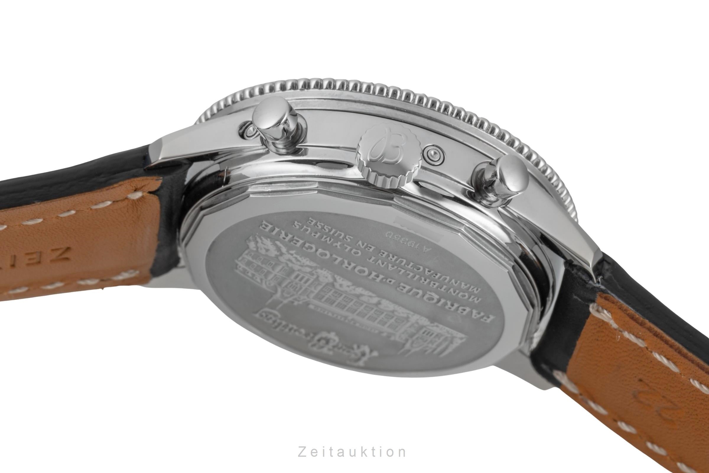 Breitling Montbrillant chronograph steel automatic men's watch A19350  [2600553]