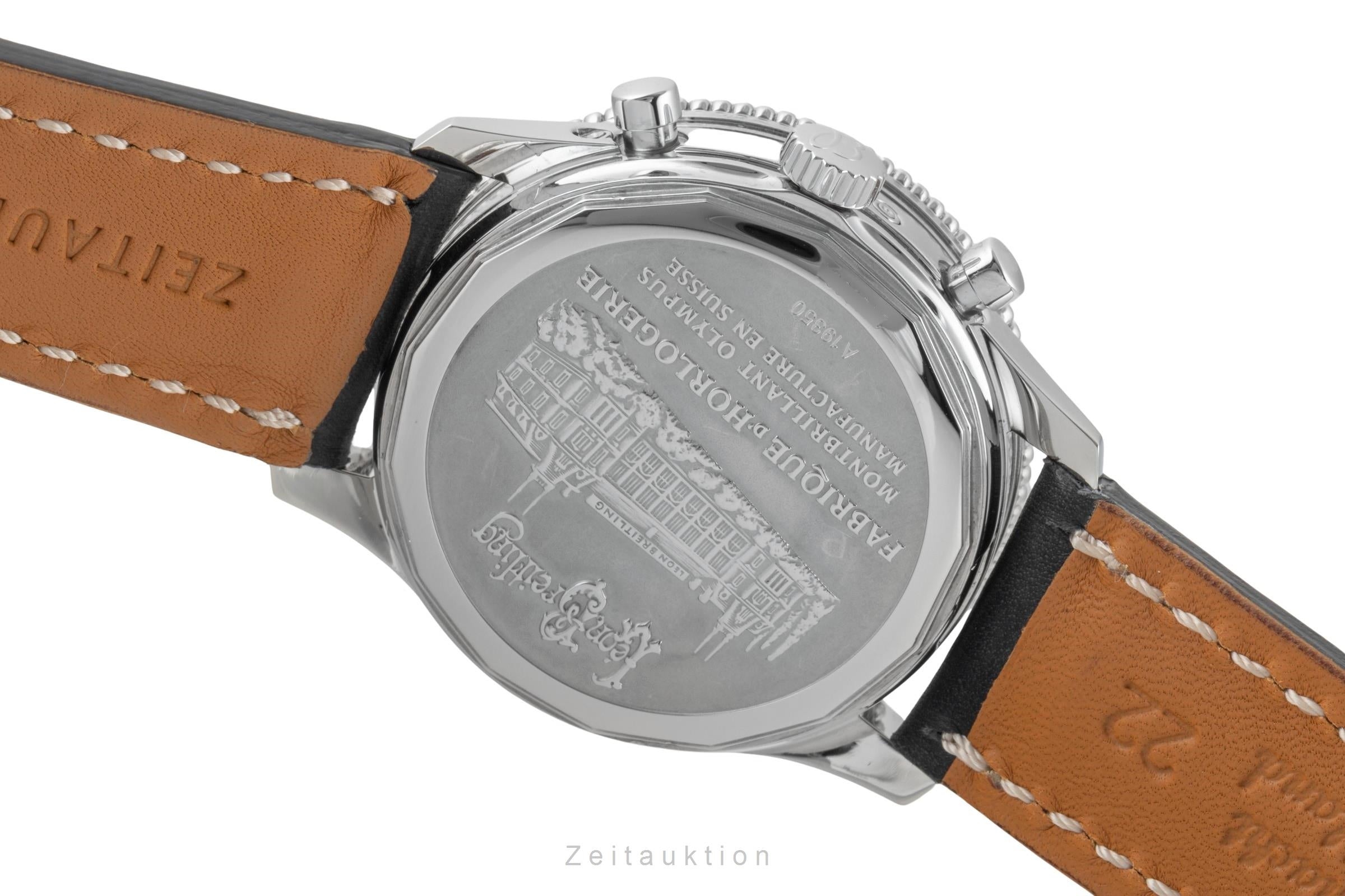 Breitling Montbrillant chronograph steel automatic men's watch A19350  [2600553]