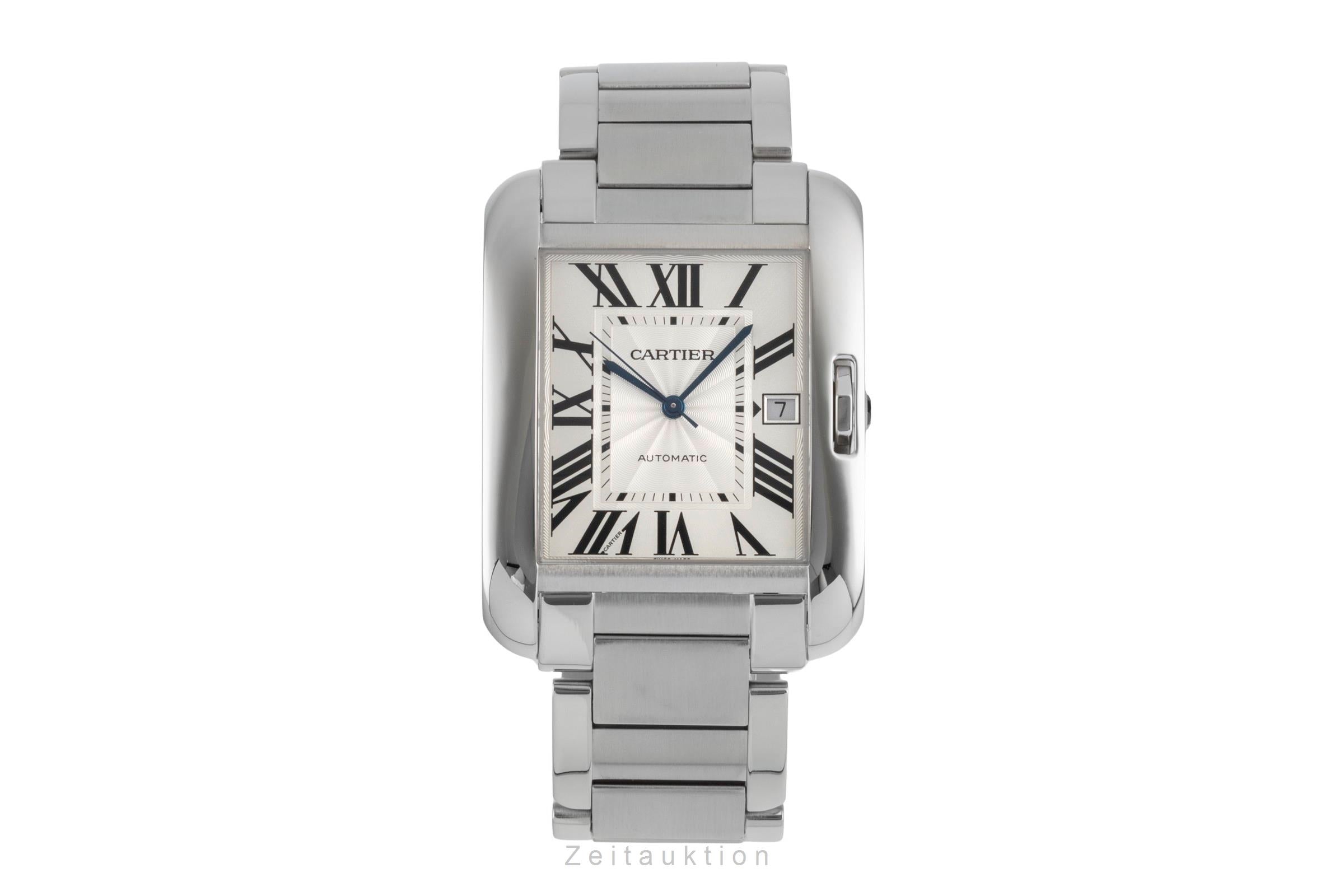 Cartier Tank steel automatic men's watch W5310008  [2600554]