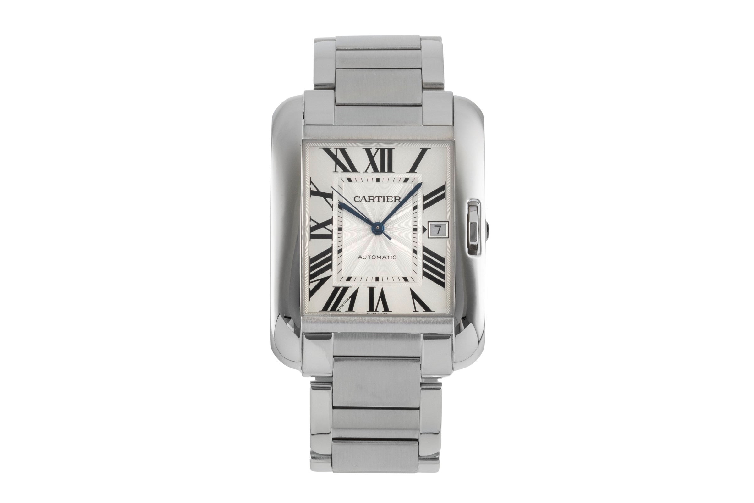 Cartier Tank steel automatic men's watch W5310008  [2600554]