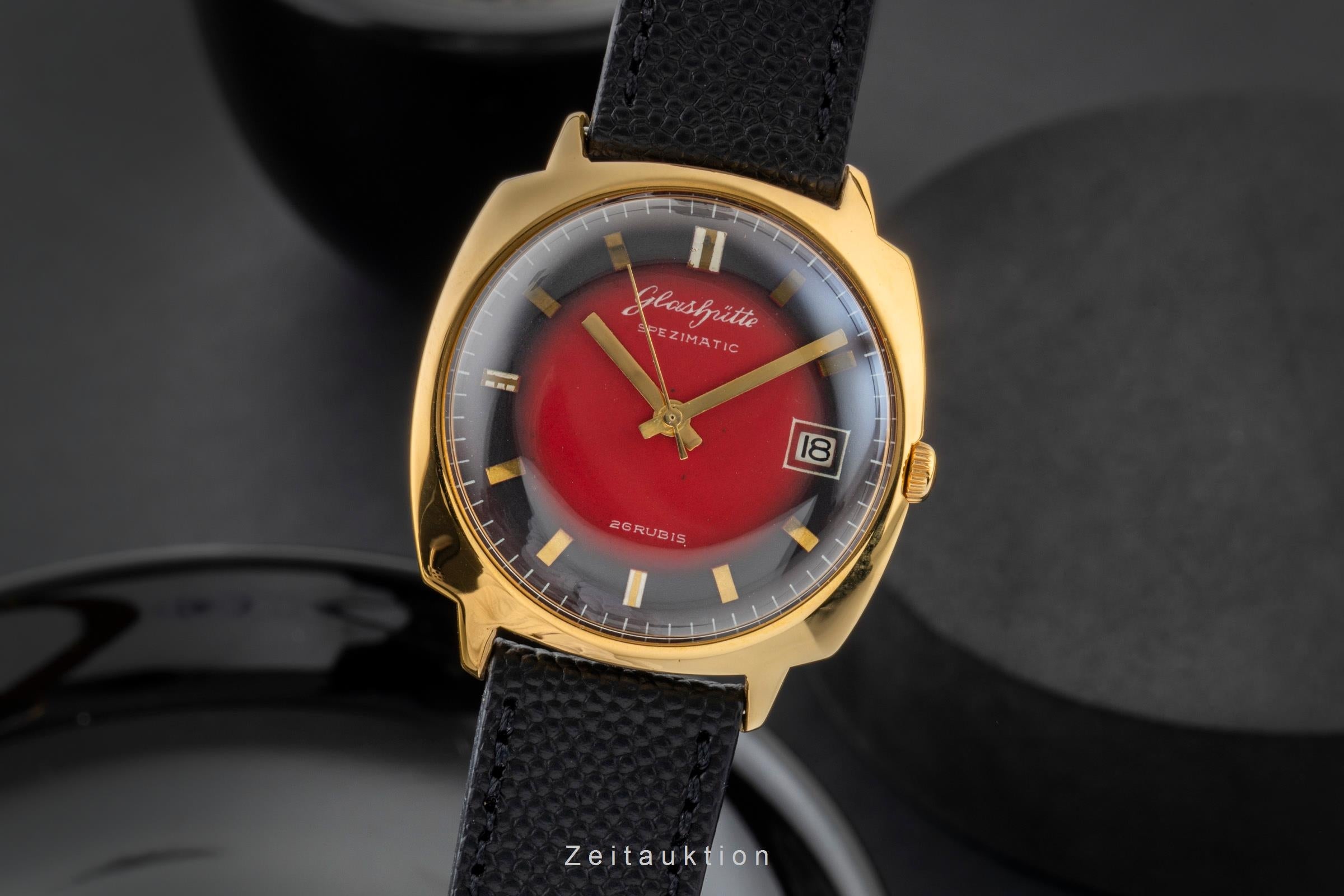 Glashütte Spezimatic gilt-brass automatic men's watch Vintage  [2600555]