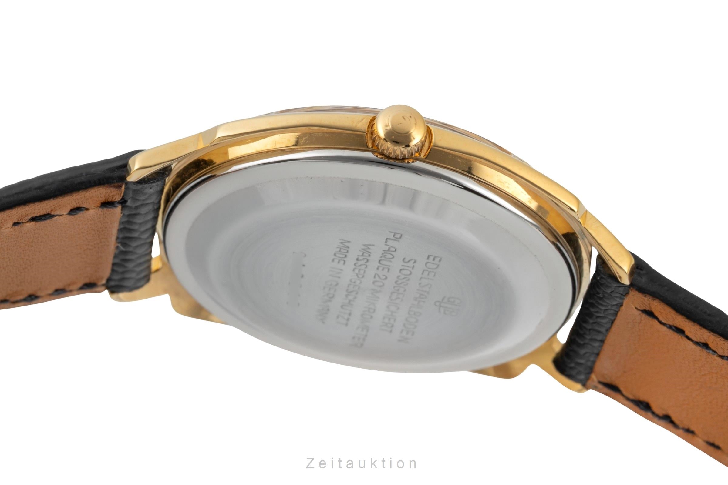 Glashütte Spezimatic Messing vergoldet Automatik Herrenuhr Vintage Klassiker [2600555]