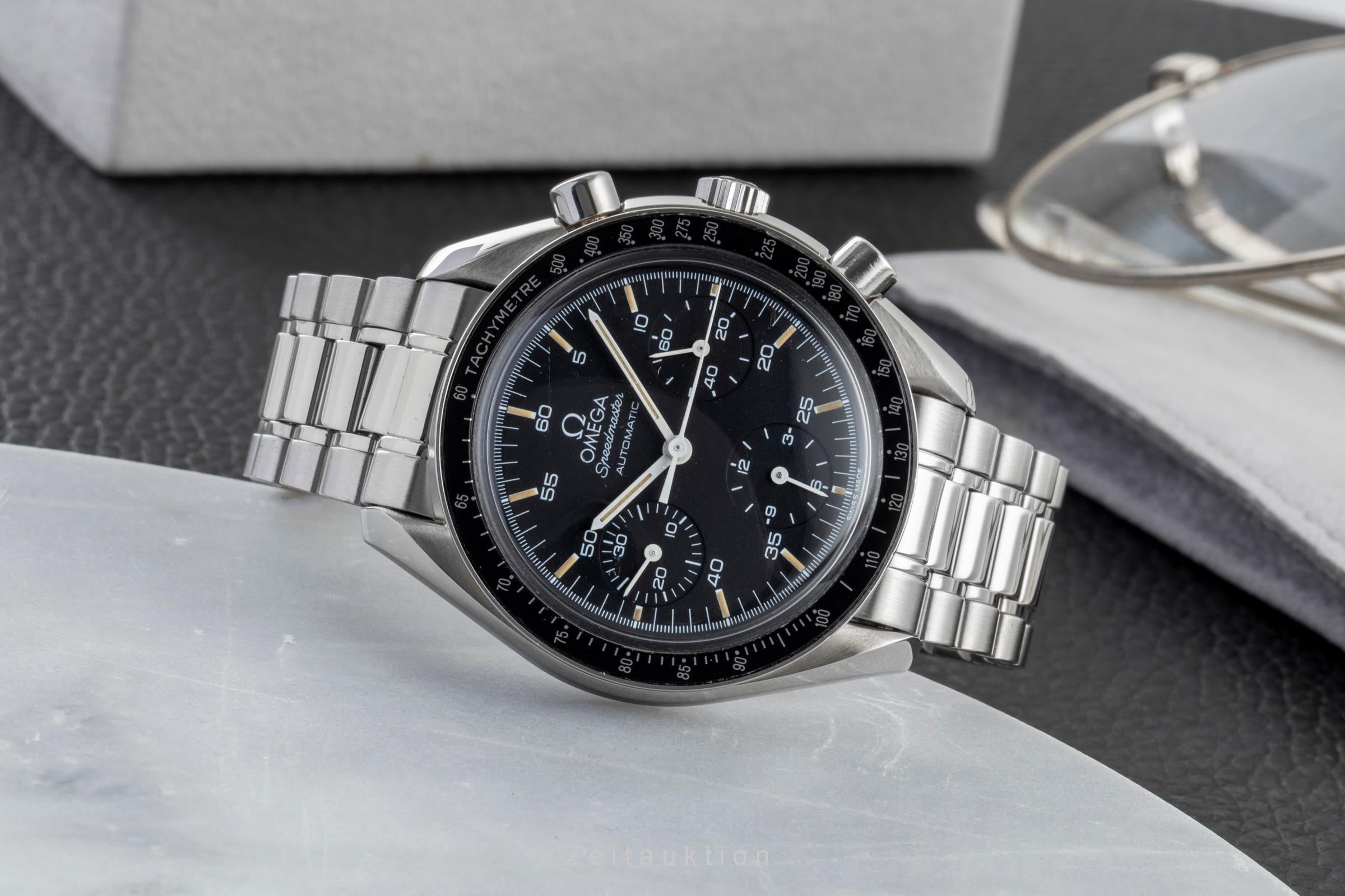 Omega Speedmaster chronographe acier automatique montre pour hommes 3510.50.00 LP: 6100EUR  [2600558]