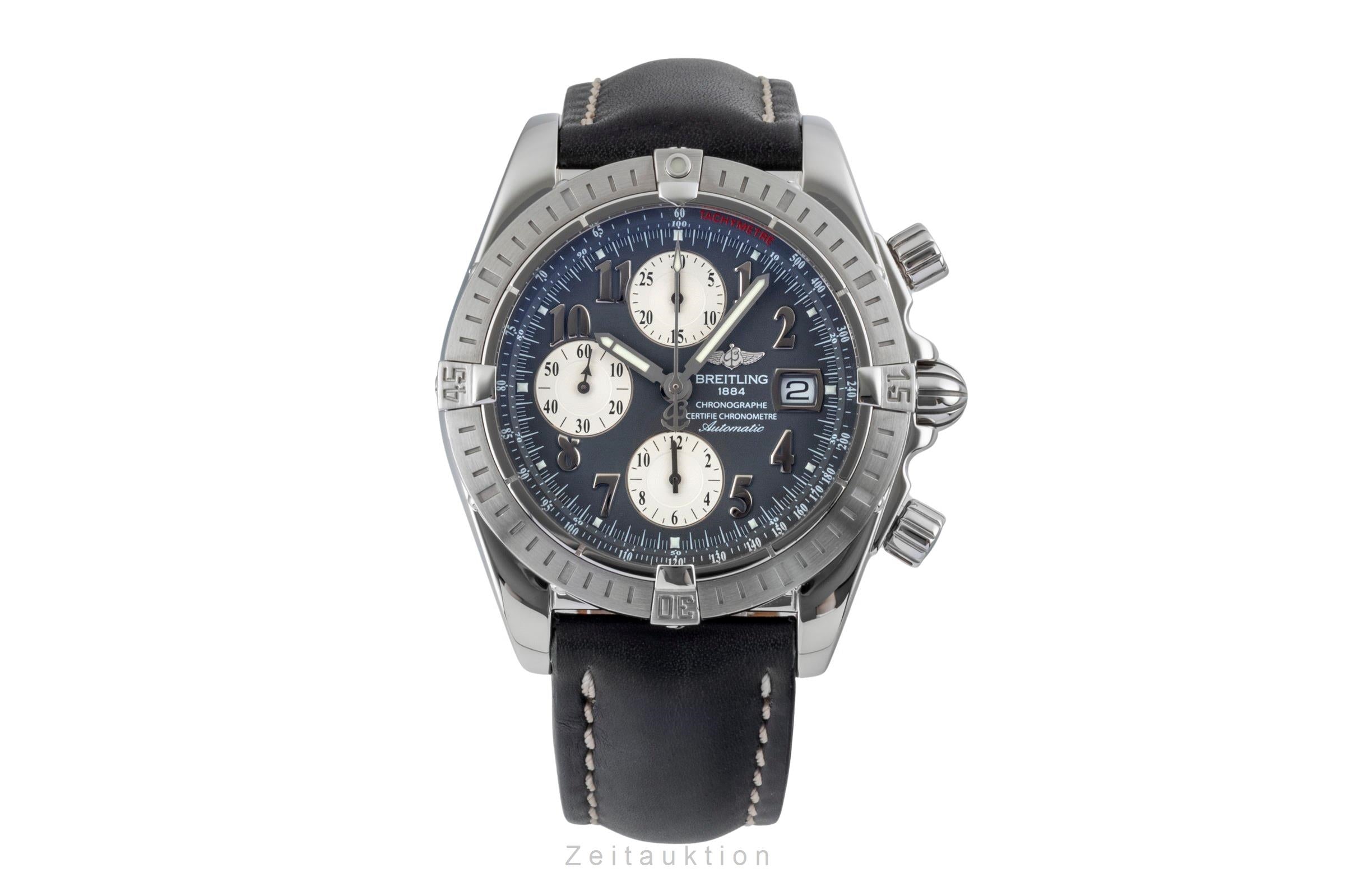 Breitling Evolution chronograph steel automatic men's watch A13356  [2600564]