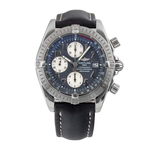 Breitling Evolution chronograph steel automatic men's watch A13356  [2600564]