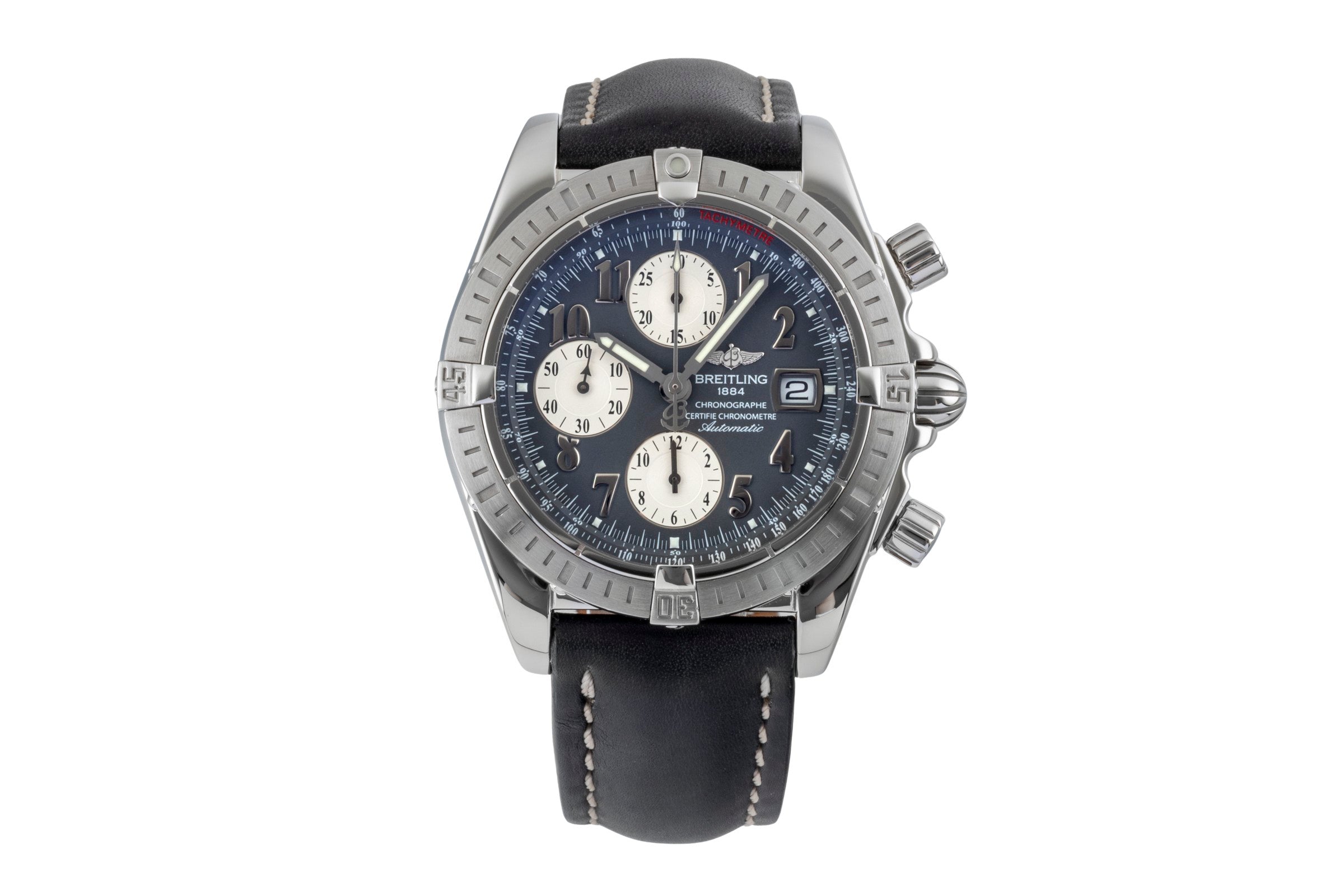 Breitling Evolution chronograph steel automatic men's watch A13356  [2600564]