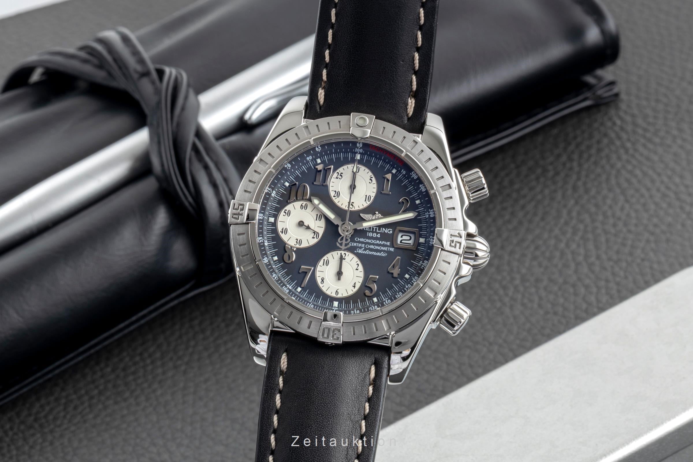 Breitling Evolution chronograph steel automatic men's watch A13356  [2600564]