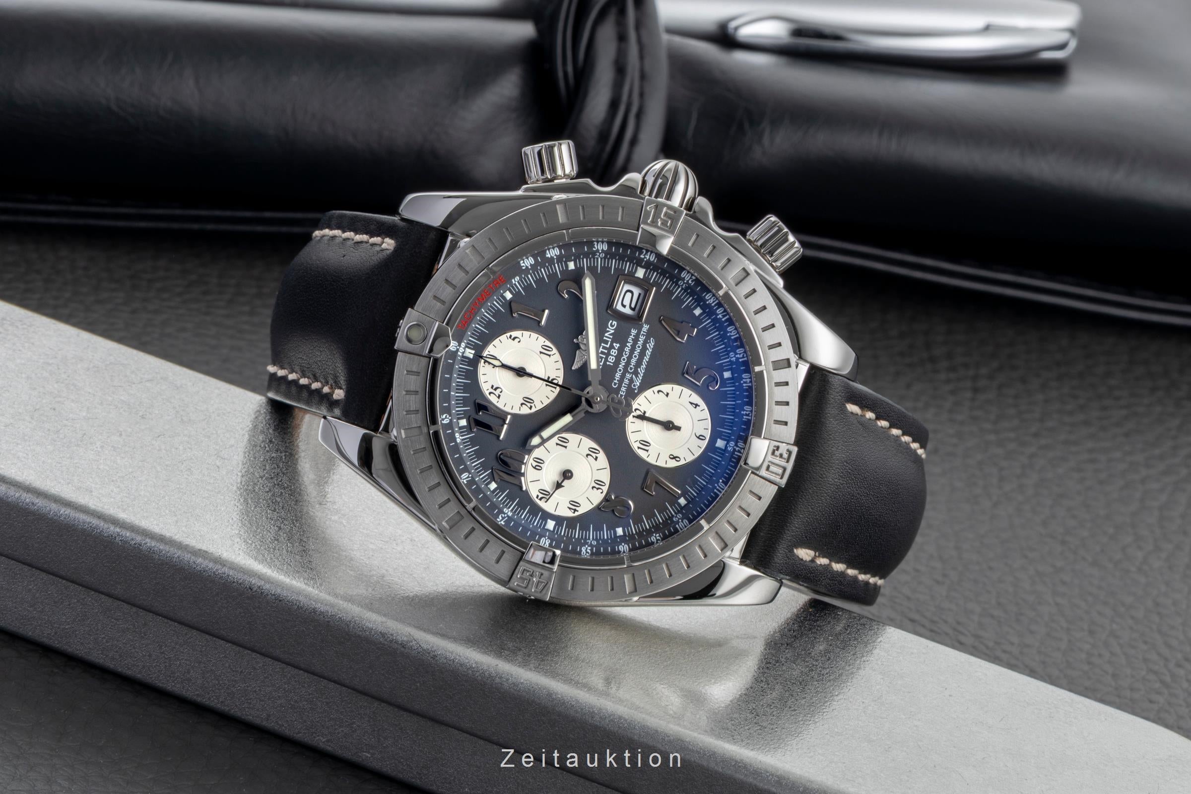 Breitling Evolution chronograph steel automatic men's watch A13356  [2600564]