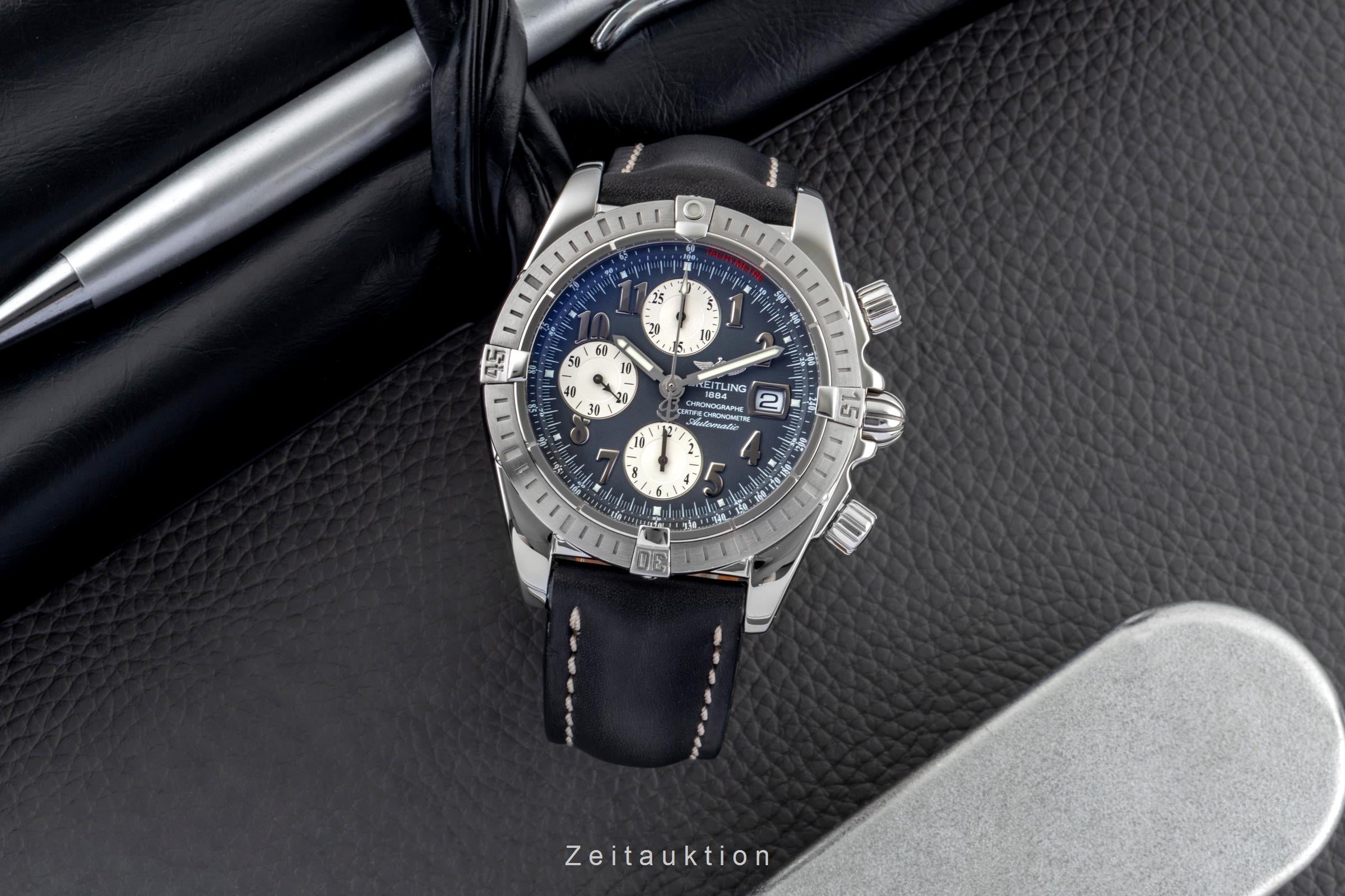 Breitling Evolution chronograph steel automatic men's watch A13356  [2600564]