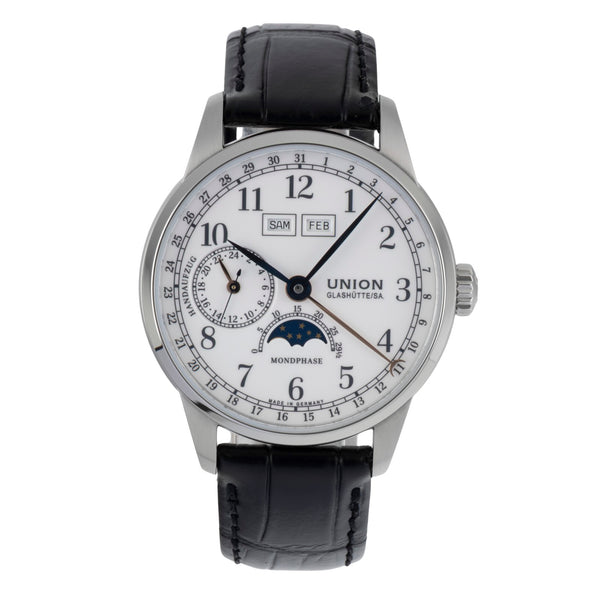 Union Glashütte 1893 steel manual winding men's watch D007.458.16.017.00 LP: 3100EUR  [2600565]