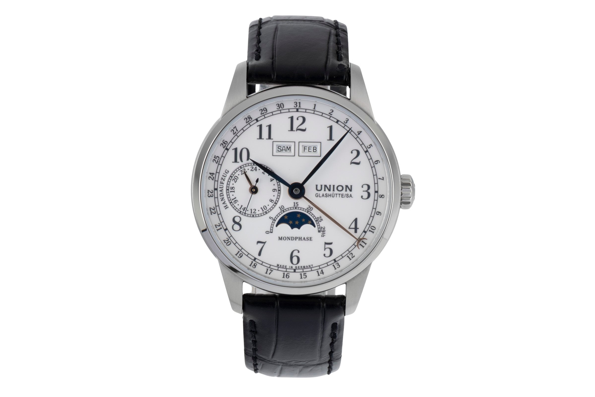 Union Glashütte 1893 steel manual winding men's watch D007.458.16.017.00 LP: 3100EUR  [2600565]
