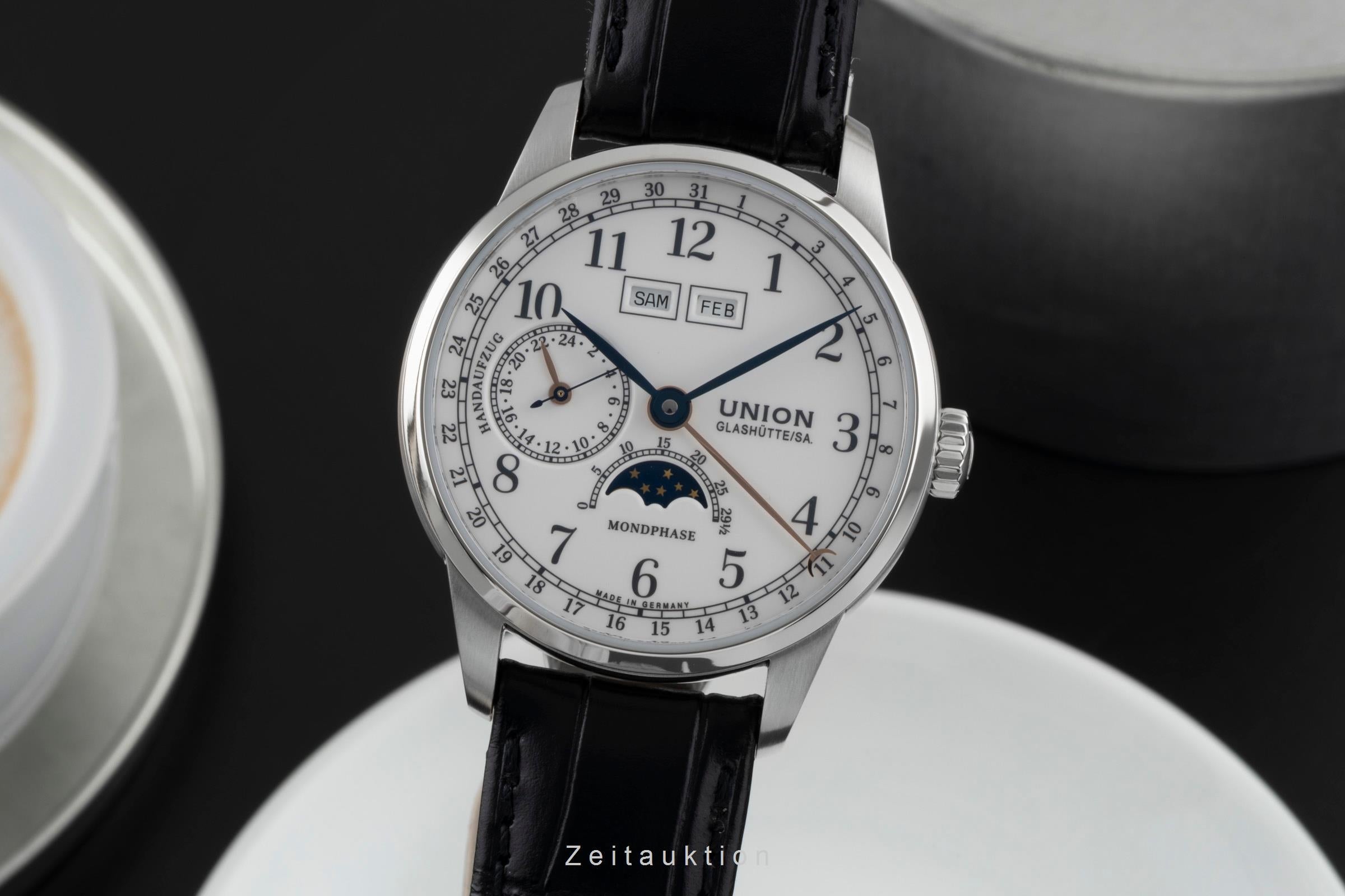 Union Glashütte 1893 steel manual winding men's watch D007.458.16.017.00 LP: 3100EUR  [2600565]