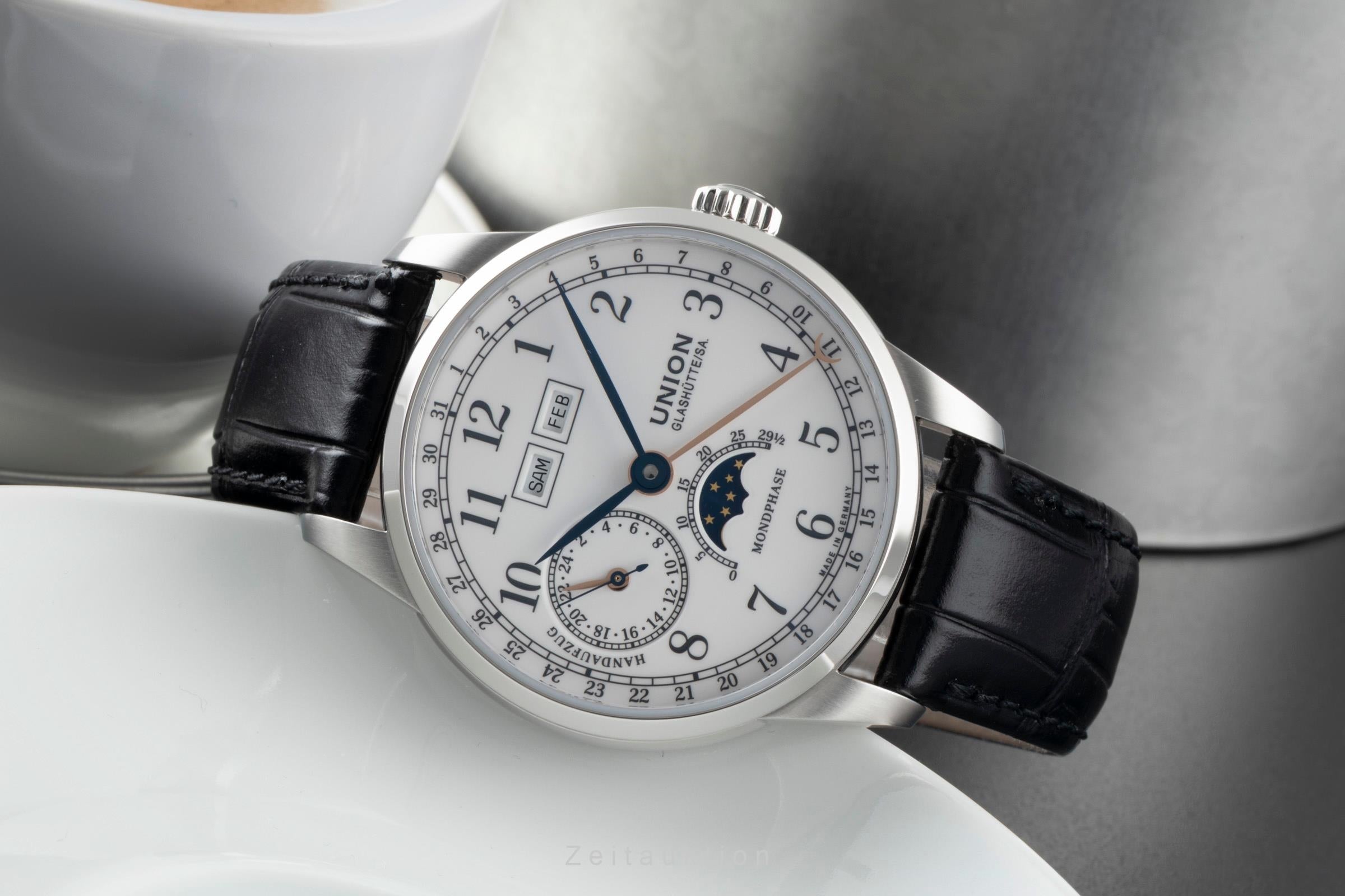 Union Glashütte 1893 steel manual winding men's watch D007.458.16.017.00 LP: 3100EUR  [2600565]