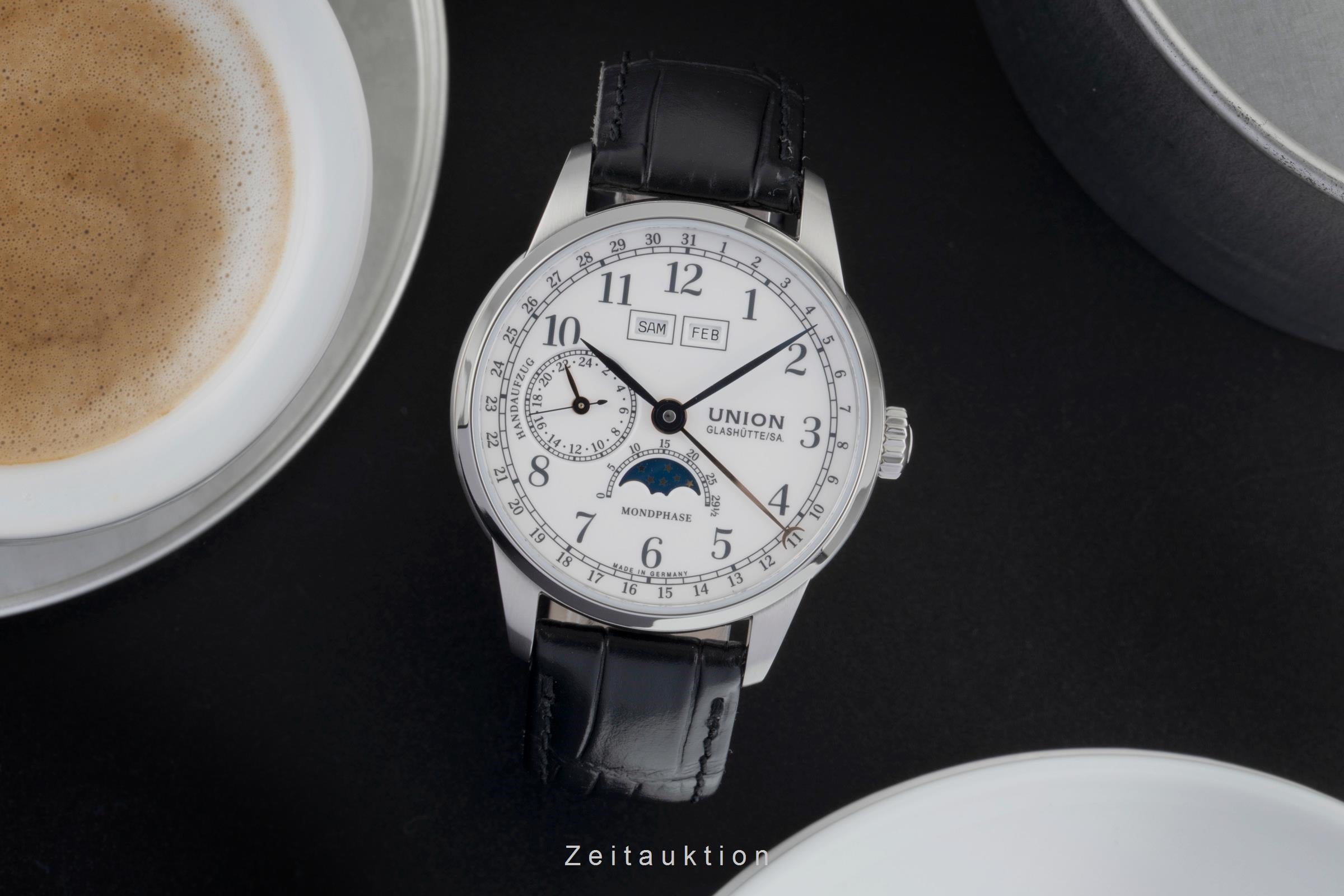 Union Glashütte 1893 steel manual winding men's watch D007.458.16.017.00 LP: 3100EUR  [2600565]