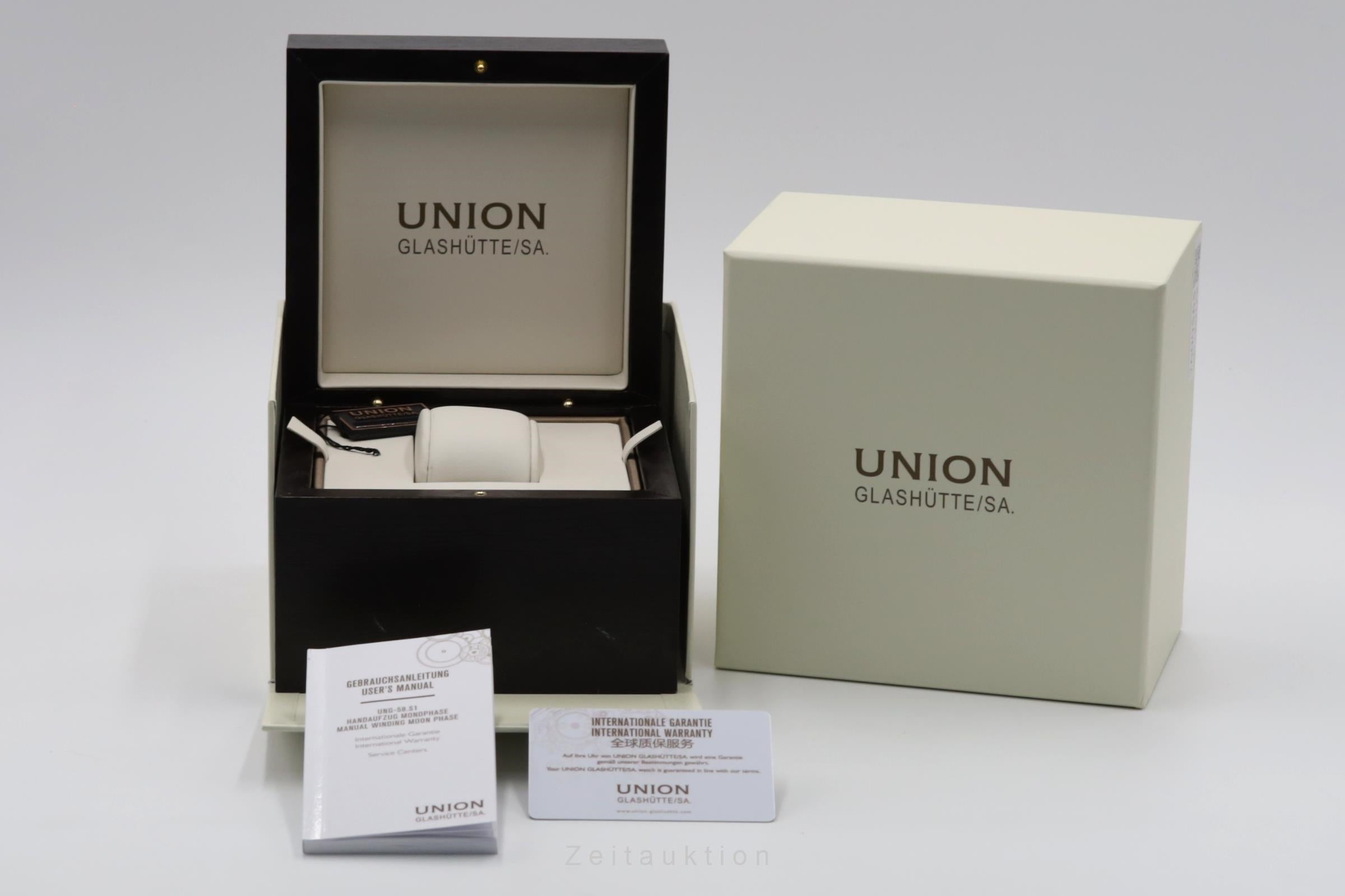 Union Glashütte 1893 steel manual winding men's watch D007.458.16.017.00 LP: 3100EUR  [2600565]