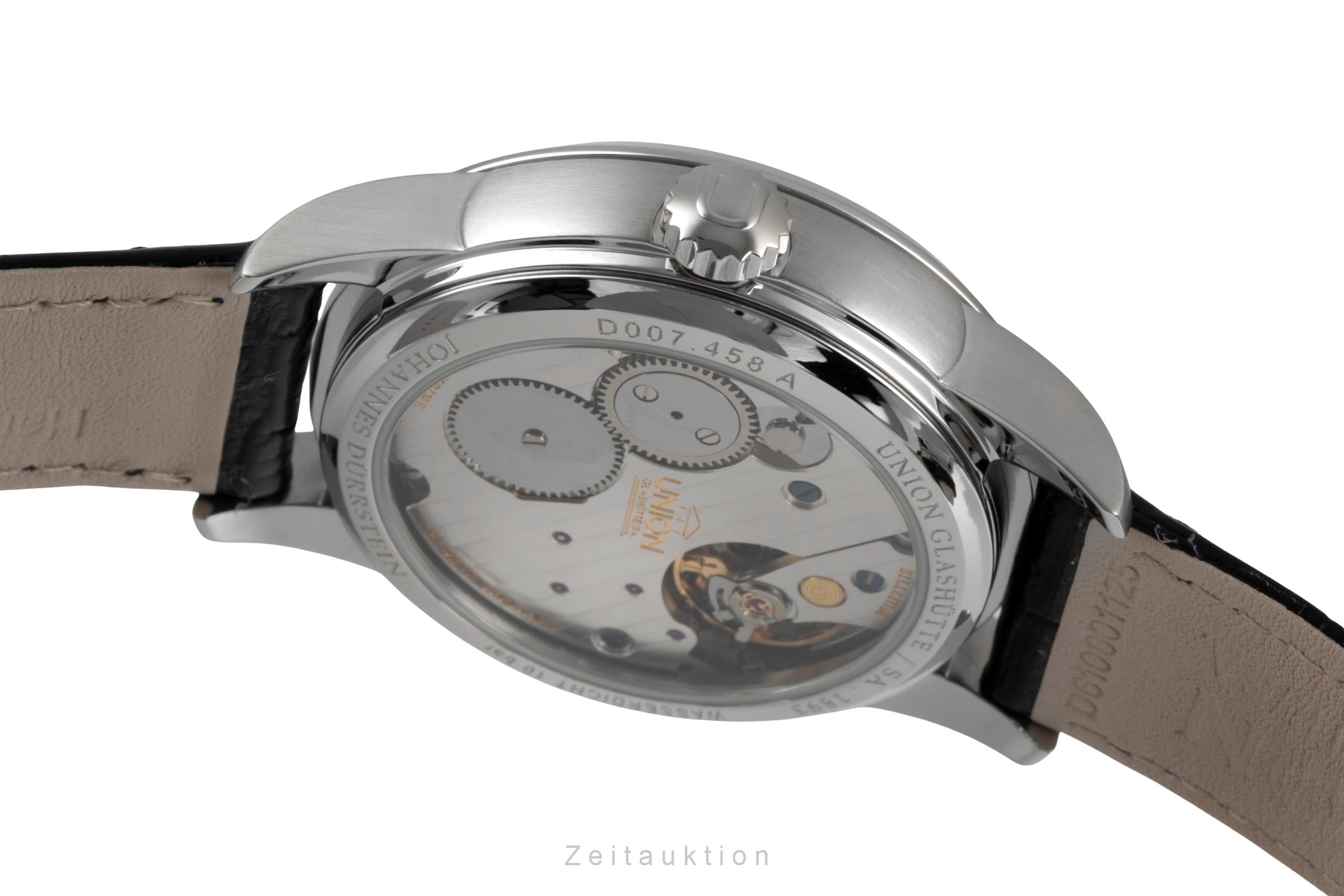 Union Glashütte 1893 steel manual winding men's watch D007.458.16.017.00 LP: 3100EUR  [2600565]
