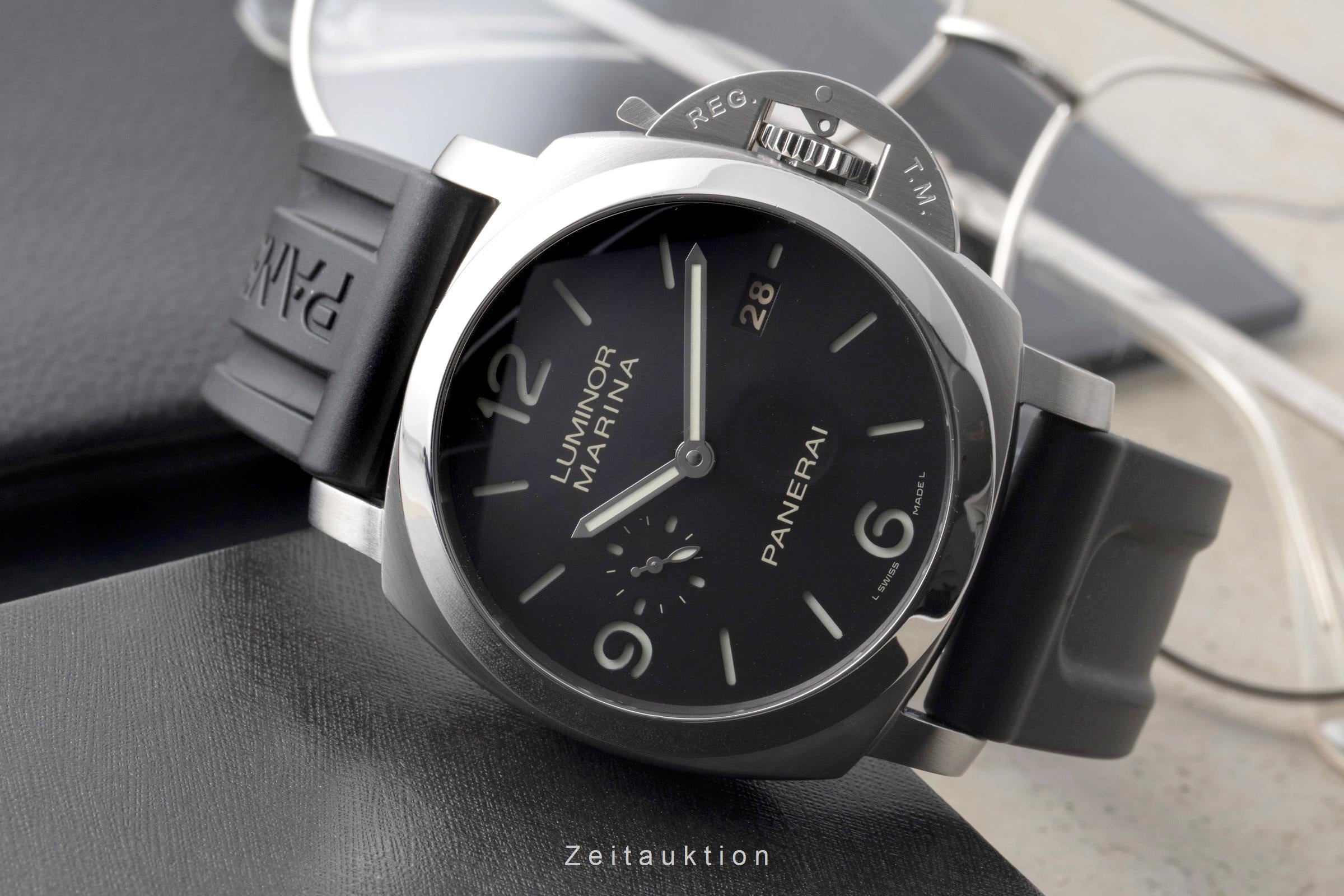 Panerai Luminor Marina steel automatic men's watch PAM00312 LP: 8900EUR  [2600567]