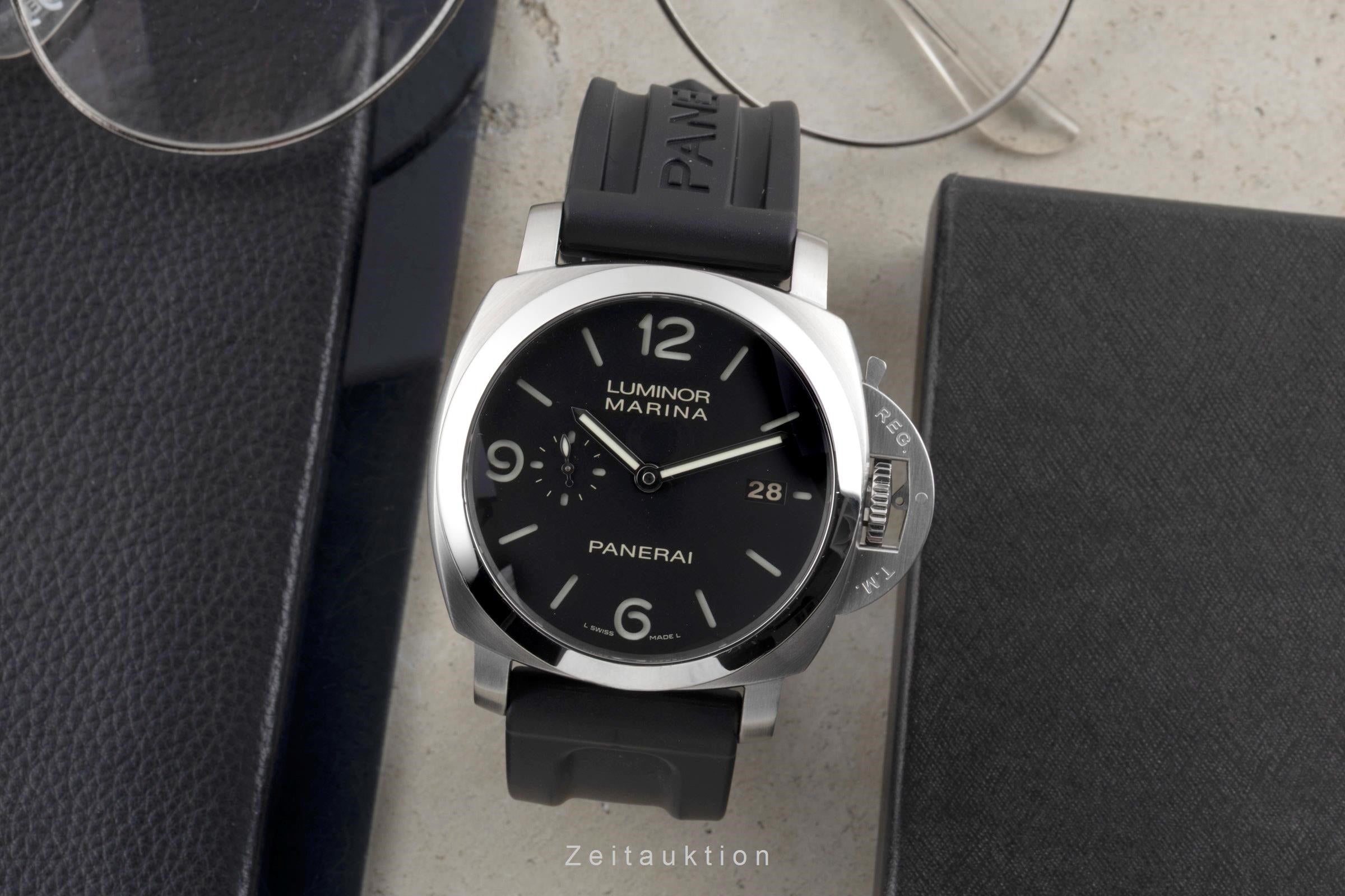 Panerai Luminor Marina steel automatic men's watch PAM00312 LP: 8900EUR  [2600567]