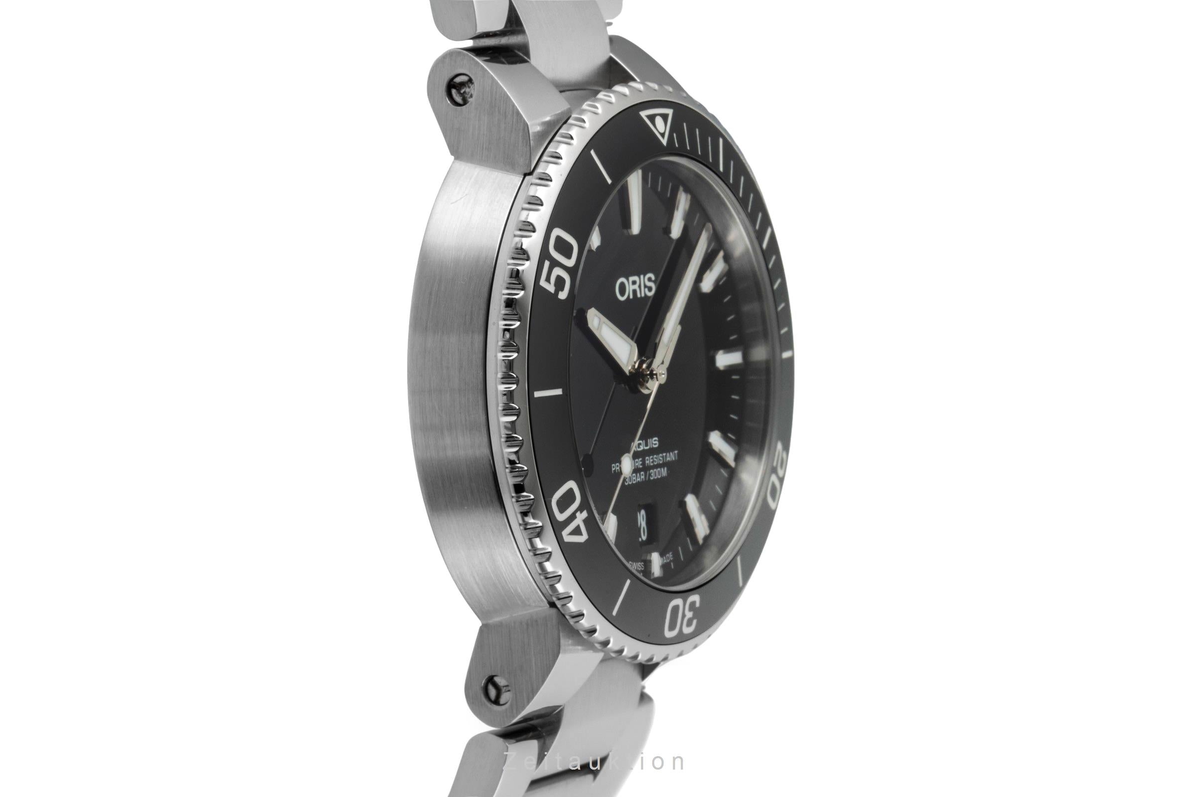 Oris Aquis Date Automatik Stahl Ref. 01 733 7732 4134-07 4 21 64FC B&P 2019 [2600568]