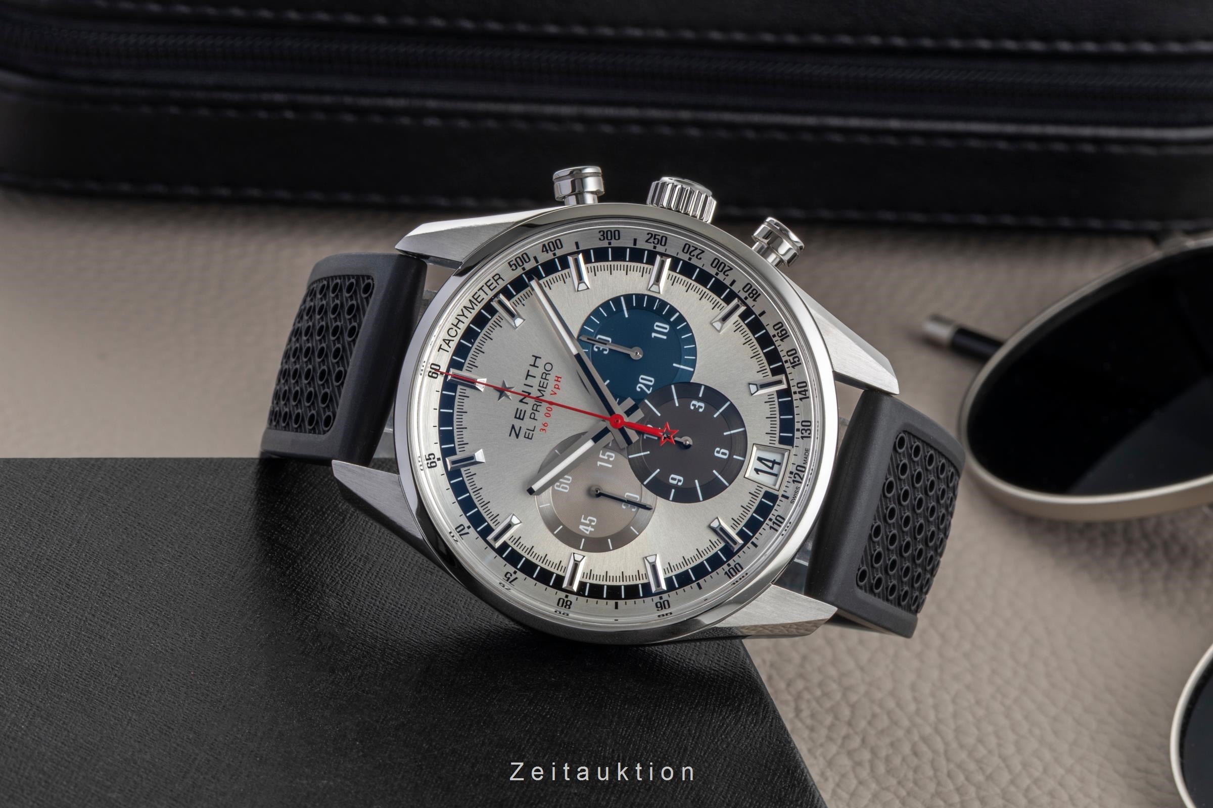 Zenith El Primero chronograph steel automatic Kal. 400 Ref