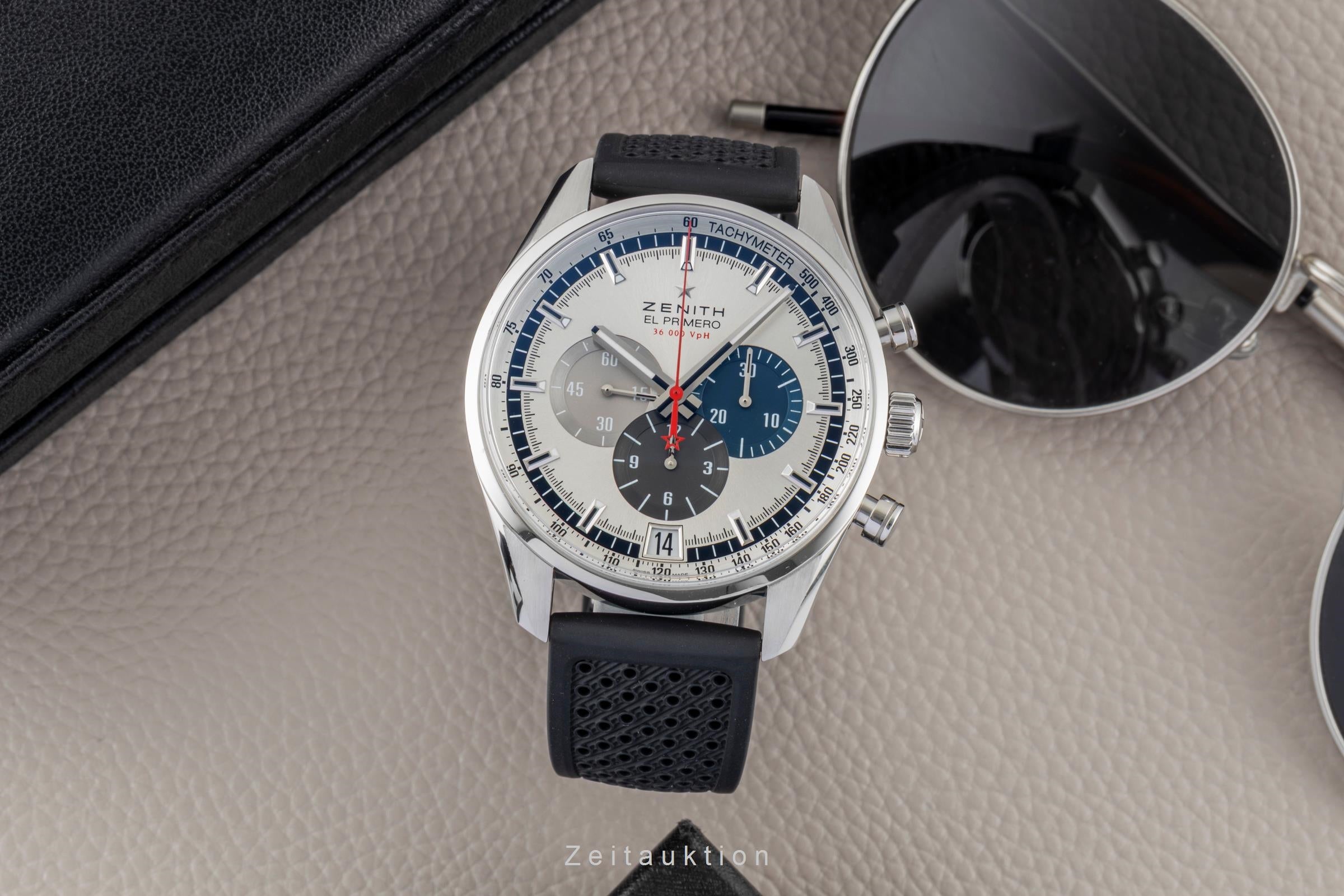 Zenith El Primero chronograph steel automatic Kal. 400 Ref