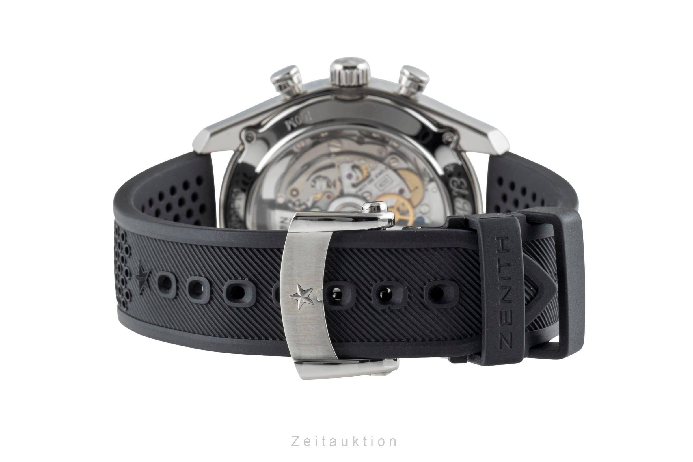0401です。 Zenith El Primero chronograph steel automatic Kal. 400 Ref