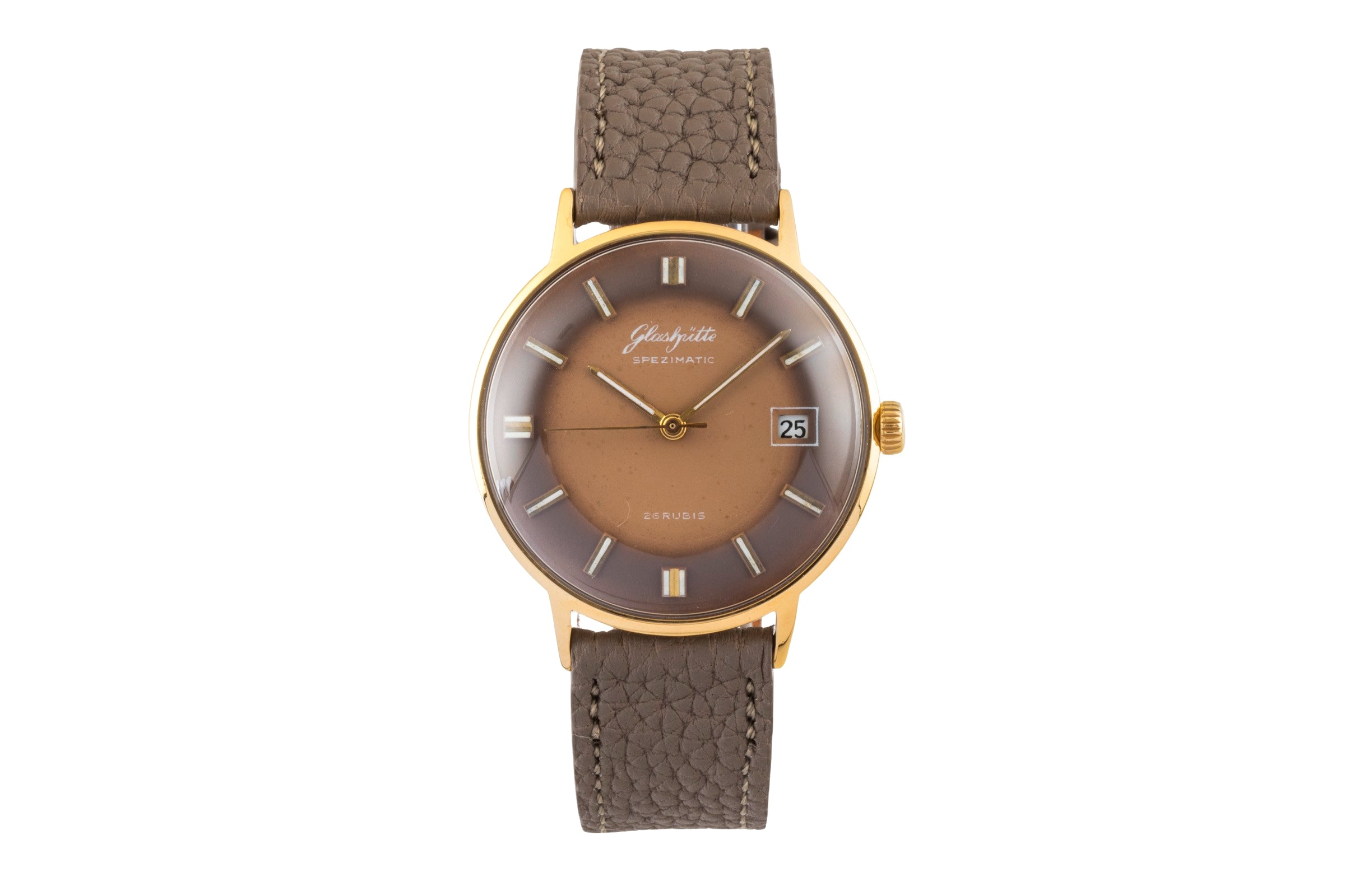 Glashütte Spezimatic gilt-brass automatic men's watch Vintage  [2600576]