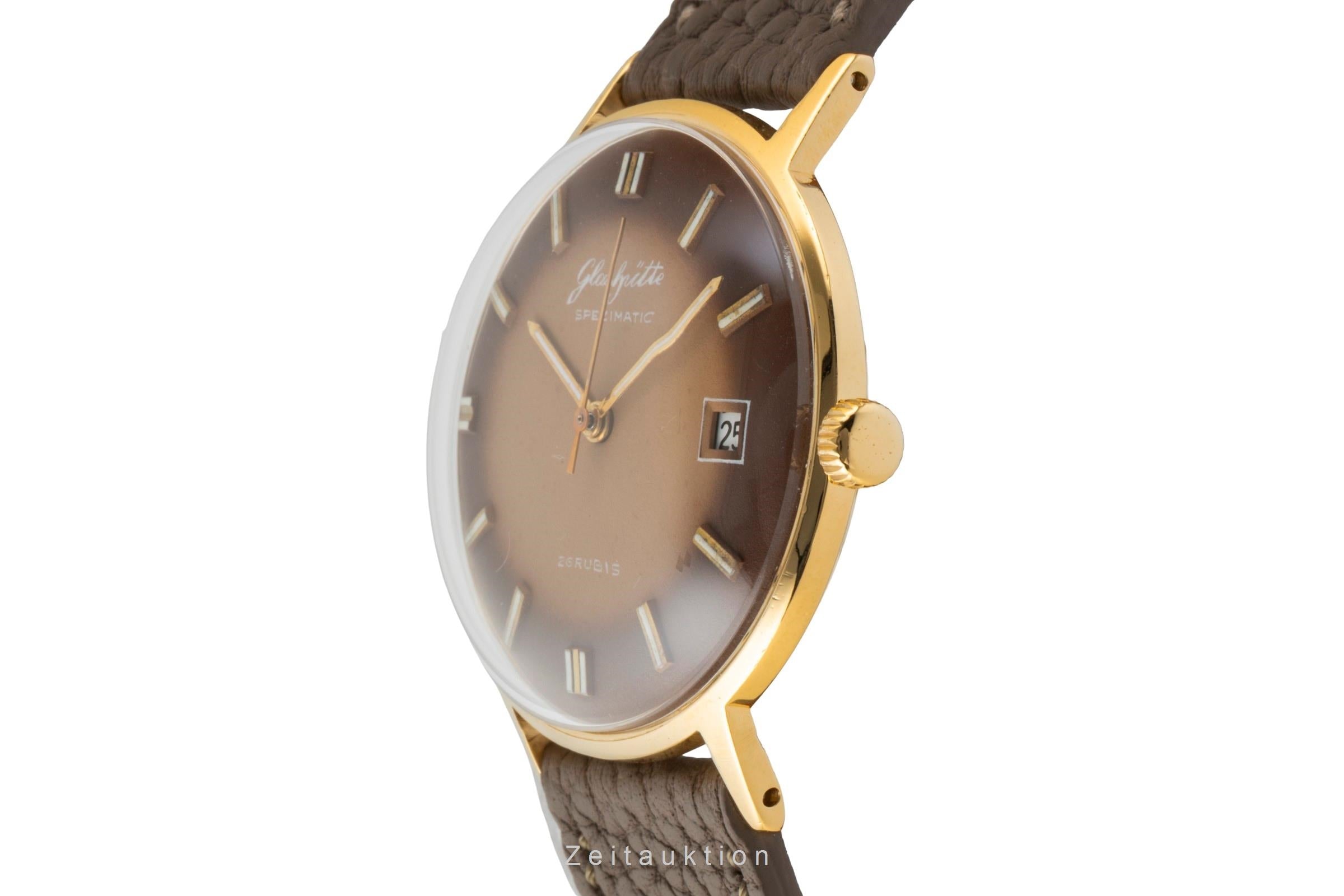 Glashütte Spezimatic gilt-brass automatic men's watch Vintage  [2600576]