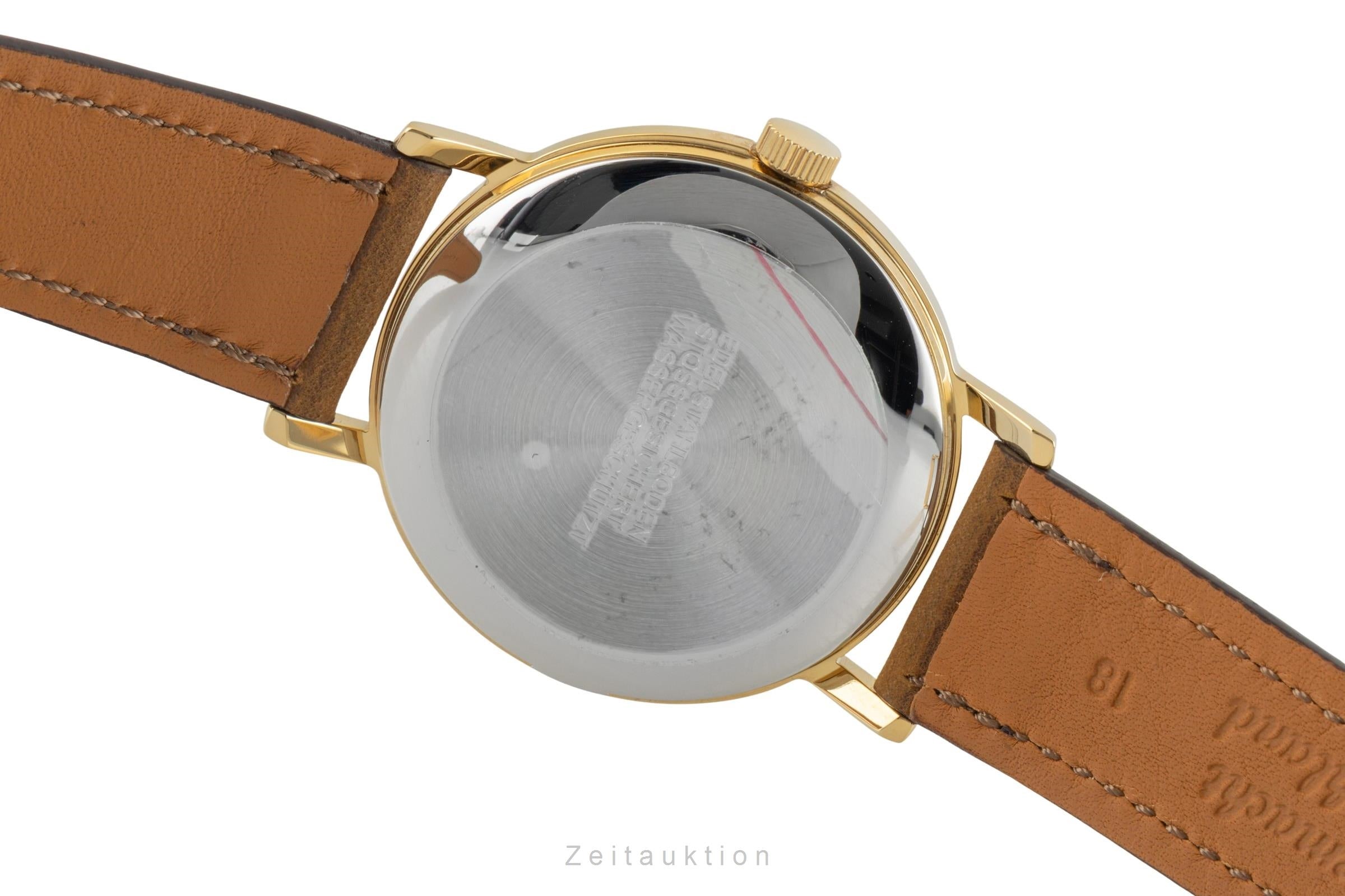 Glashütte Spezimatic latón bañado en oro automático reloj para caballeros Vintage  [2600577]