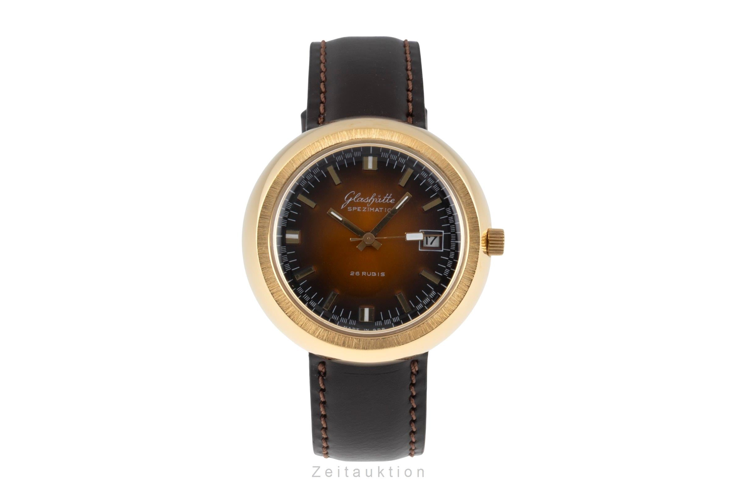 Glashütte Original Spezimatic "UFO" Automatik vergoldet vintage Klassiker [2600580]