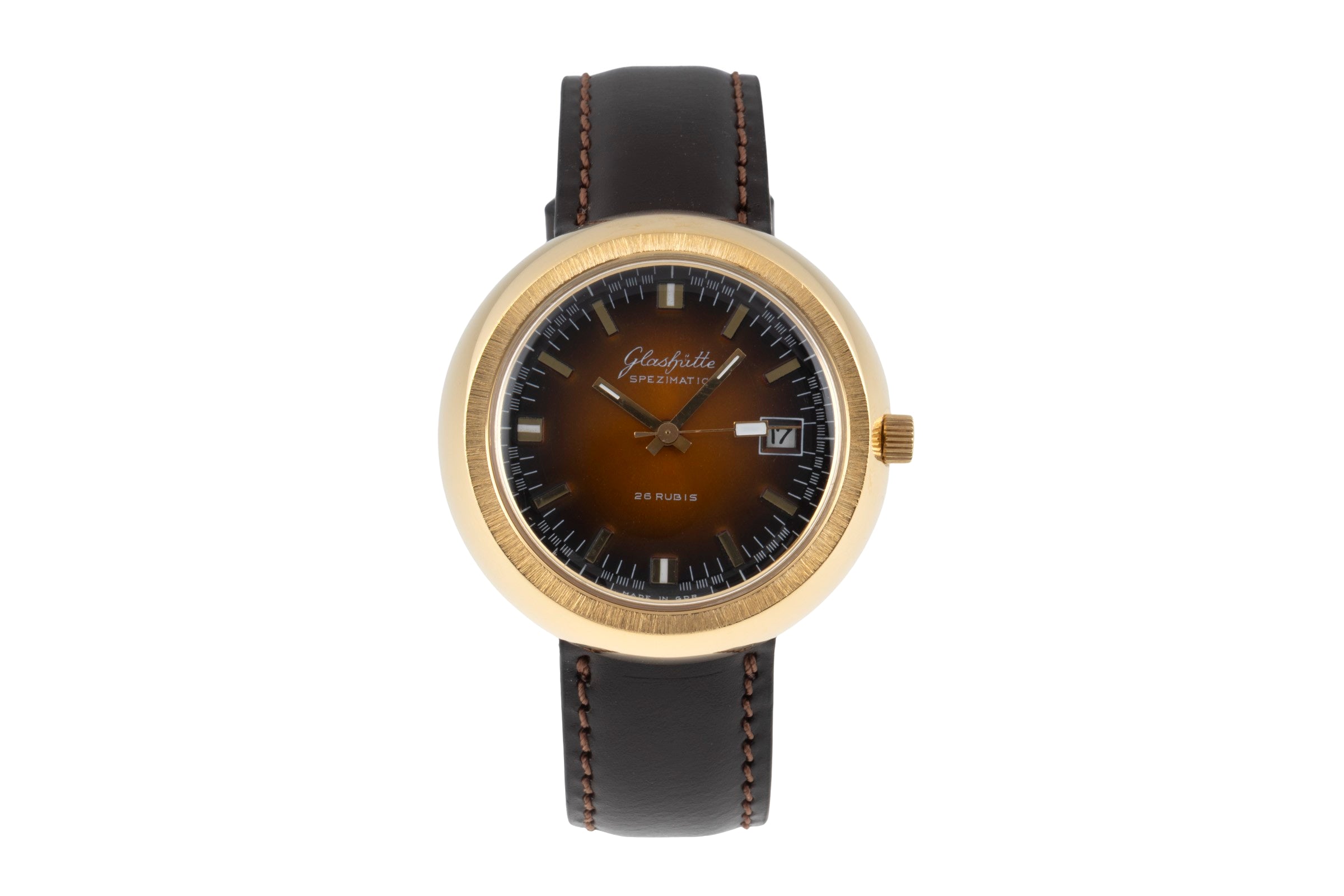 Glashütte Original Spezimatic "UFO" Automatik vergoldet vintage Klassiker [2600580]