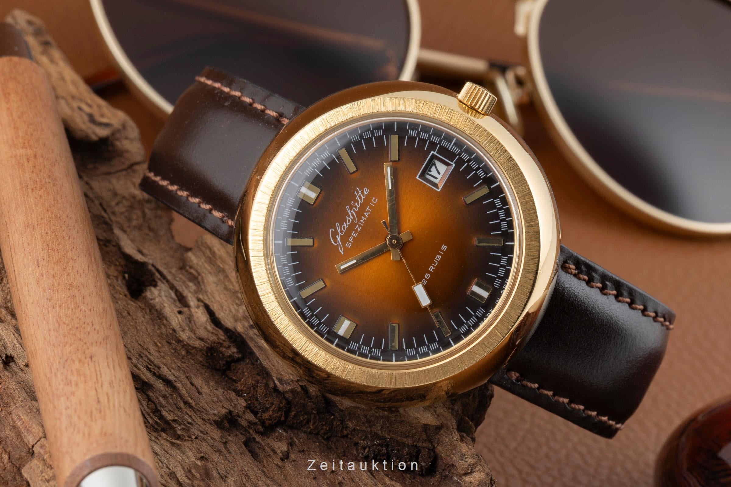 Glashütte Original Spezimatic "UFO" Automatik vergoldet vintage Klassiker [2600580]